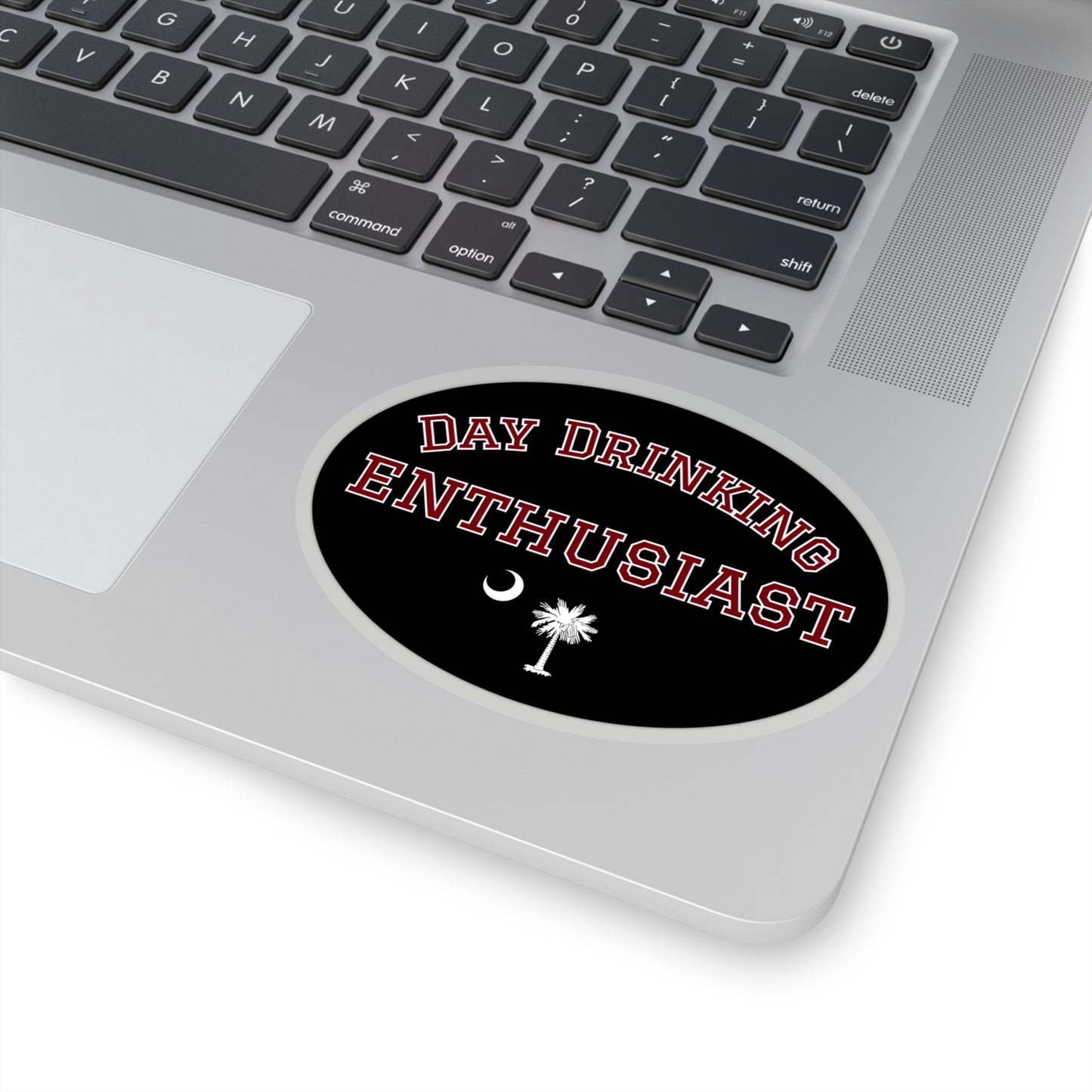Black & Garnet Day Drinking Enthusiast Sticker