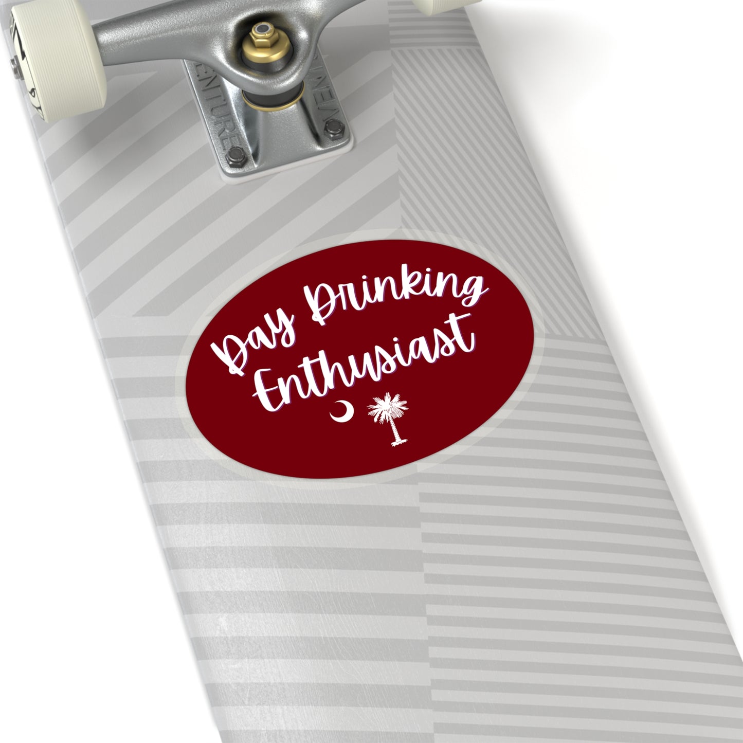 Garnet Maroon Day Drinking Enthusiast Sticker