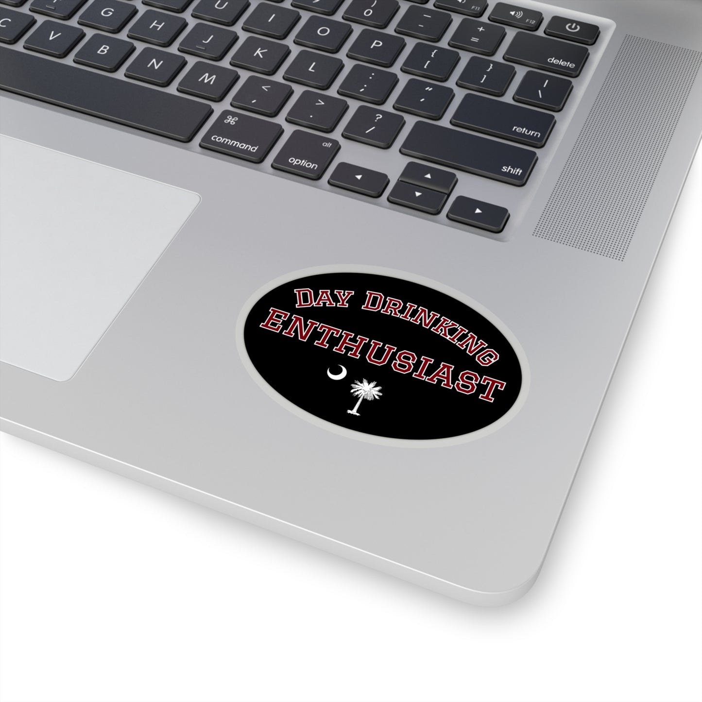 Black & Garnet Day Drinking Enthusiast Sticker