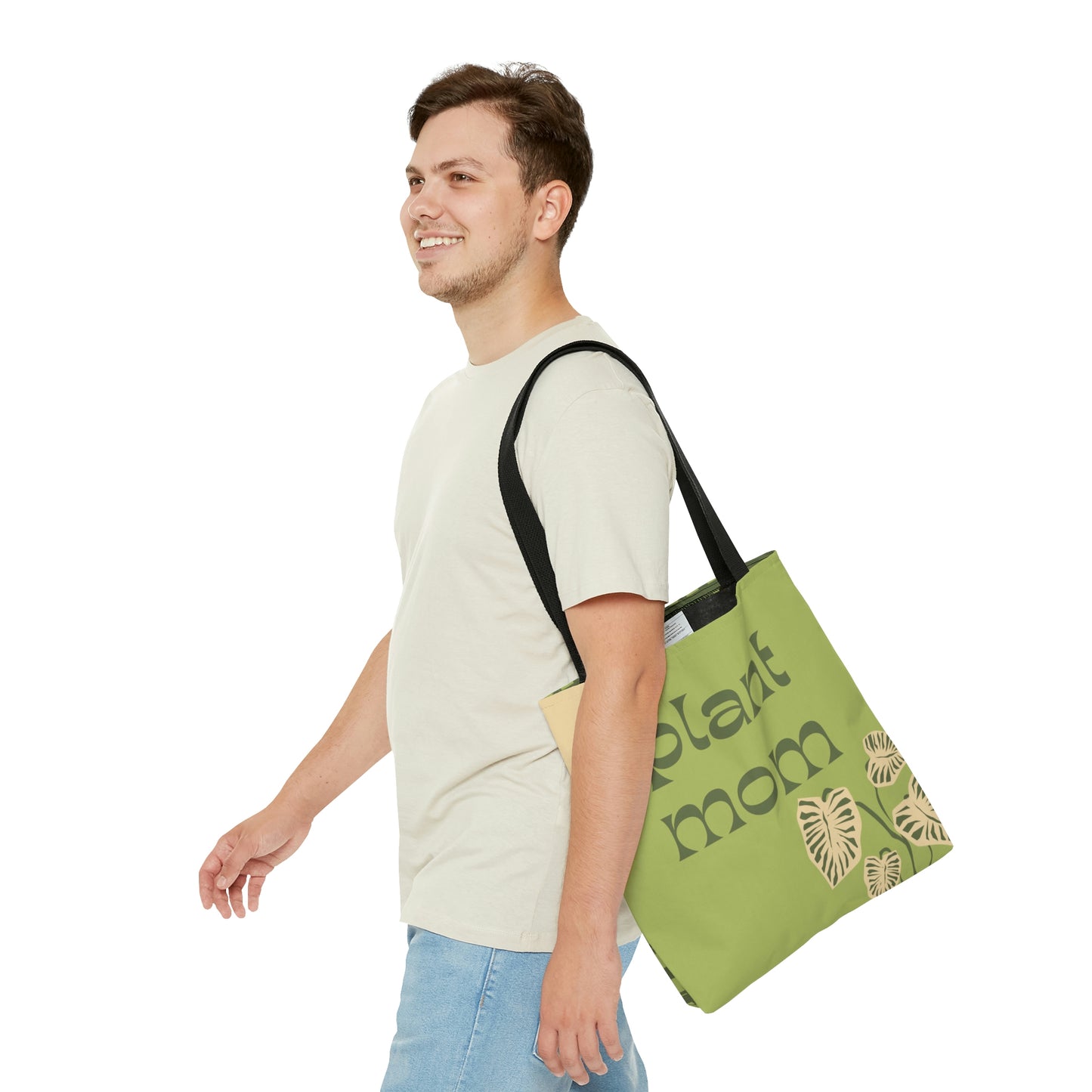 Plant Mom Canvas Tote Bag