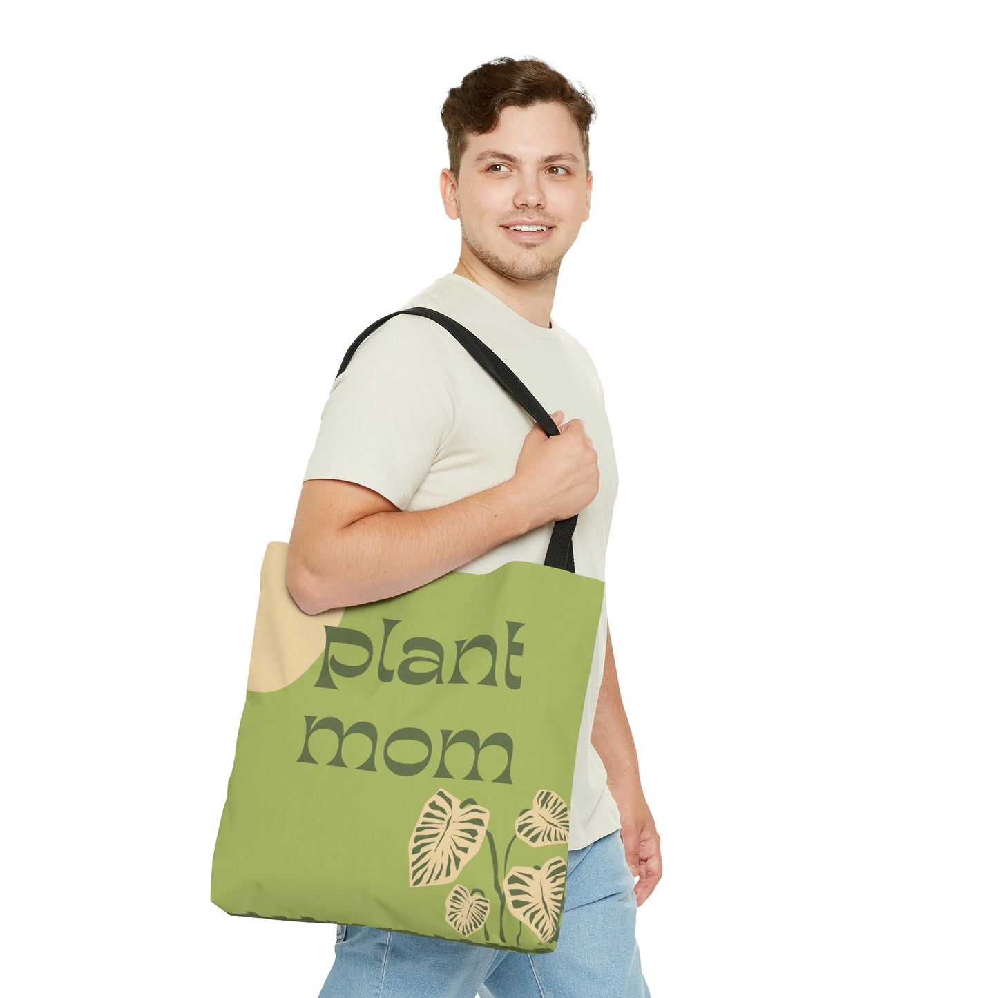 Plant Mom Canvas Tote Bag