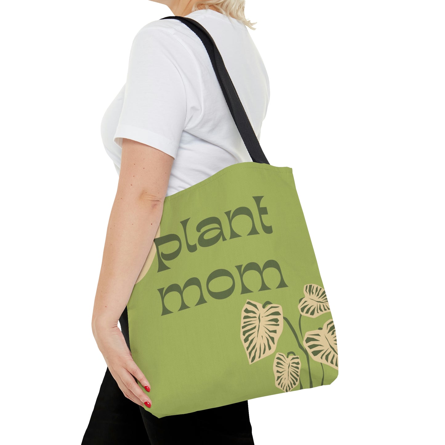 Plant Mom Canvas Tote Bag