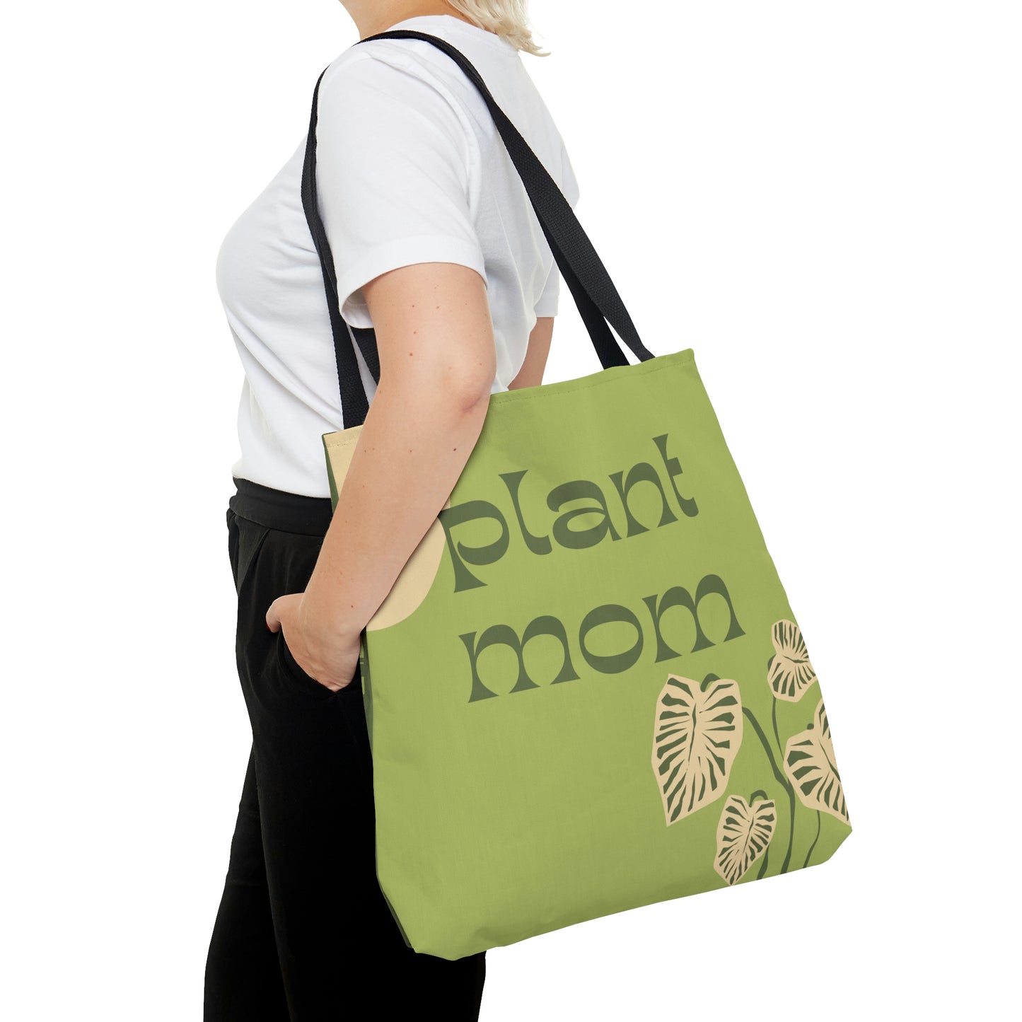 Plant Mom Canvas Tote Bag