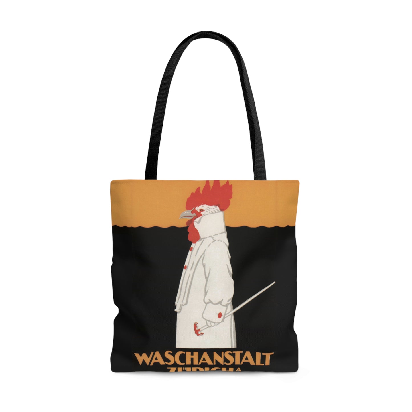 Rooster Vintage Poster Canvas Tote Bag