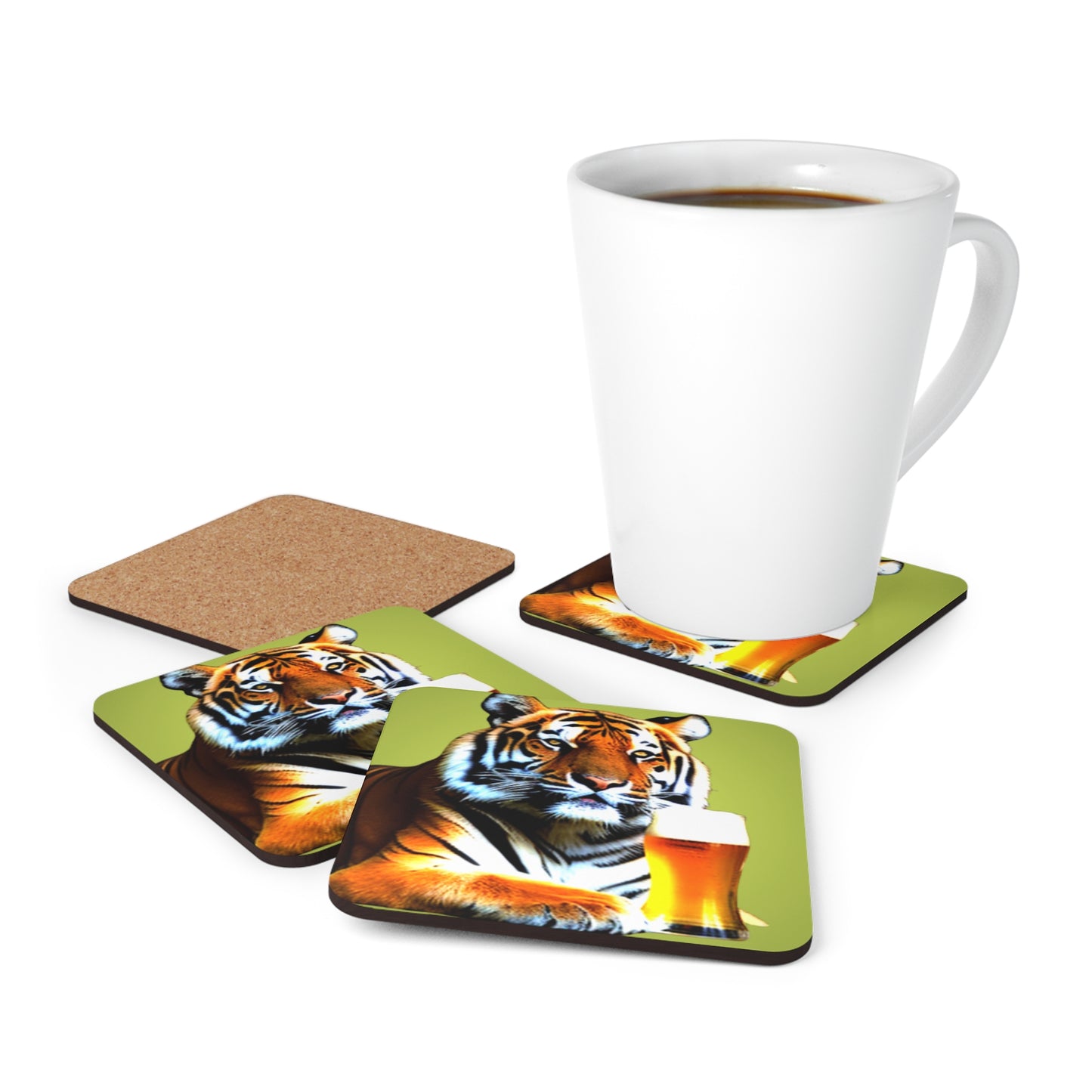 Thirsty Tiger Coaster Set