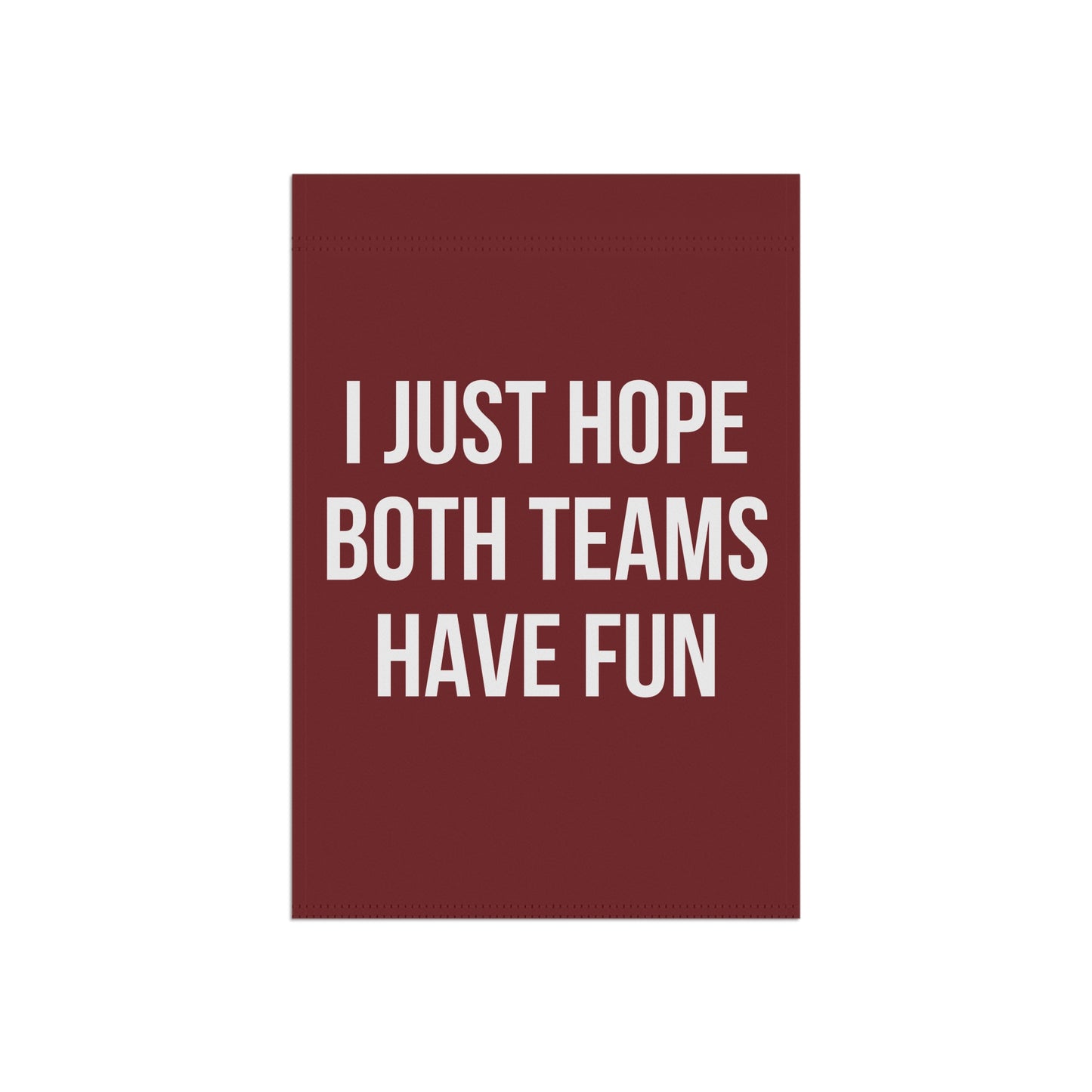 Garnet Both Teams Garden & House Banner