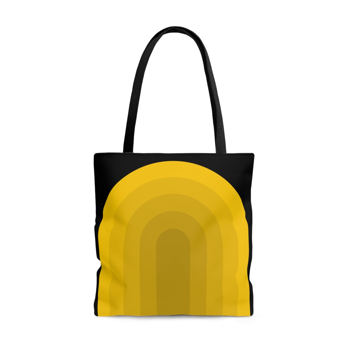 Yellow & Gold Gradient Rainbow Canvas Tote Bag