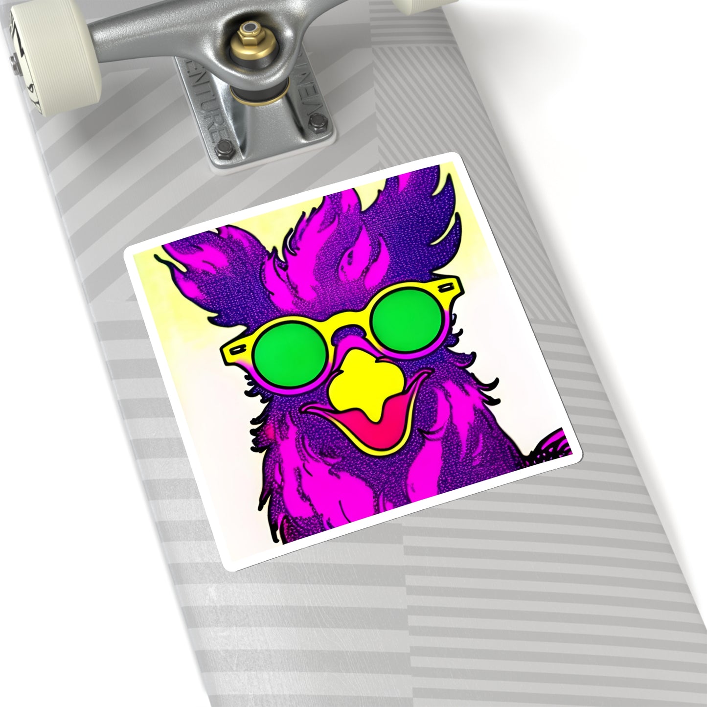Wild Cocks Neon Gamecock Sticker