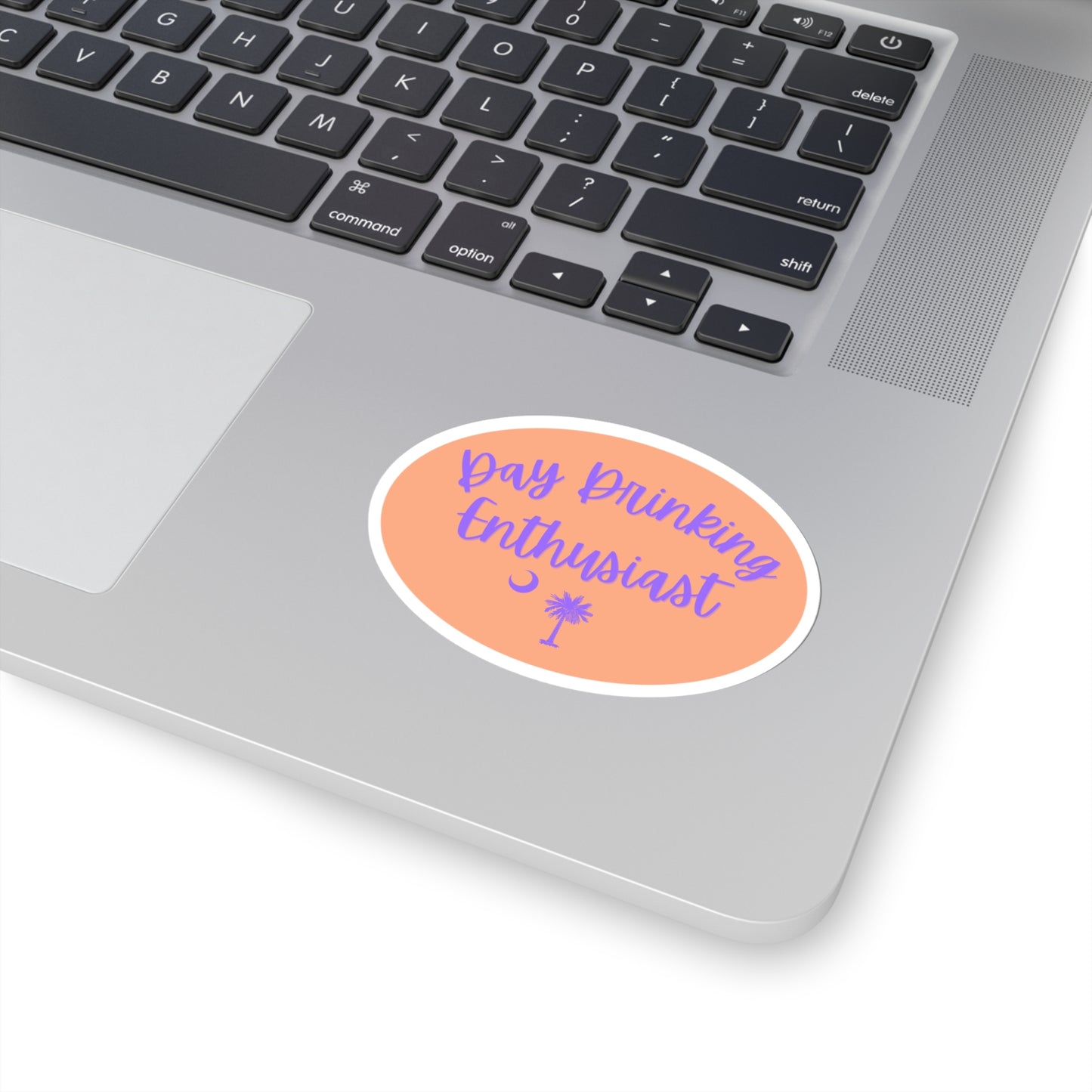 Orange Sherbet & Lavender Day Drinking Enthusiast Sticker