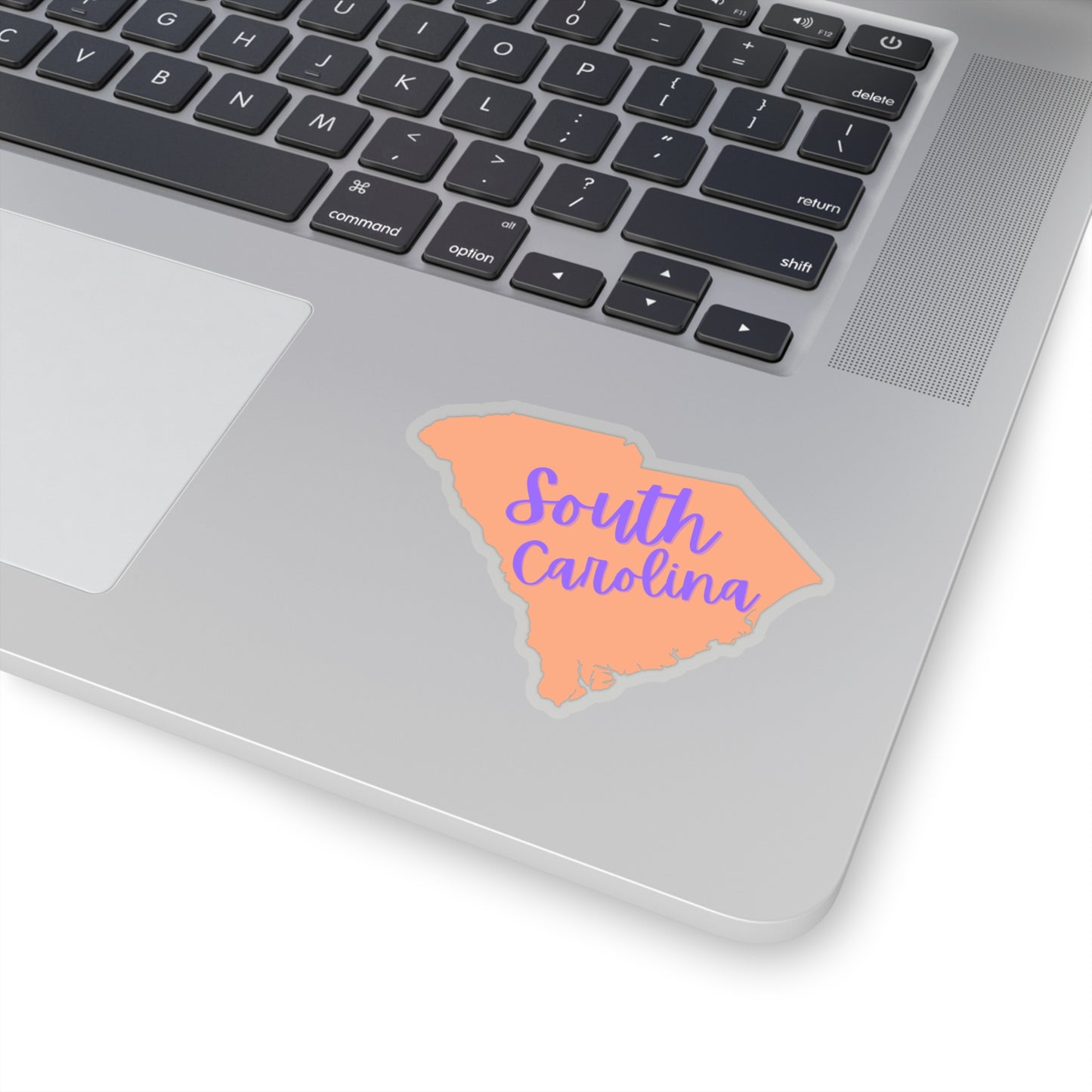 Orange Sherbet & Lavender South Carolina Sticker