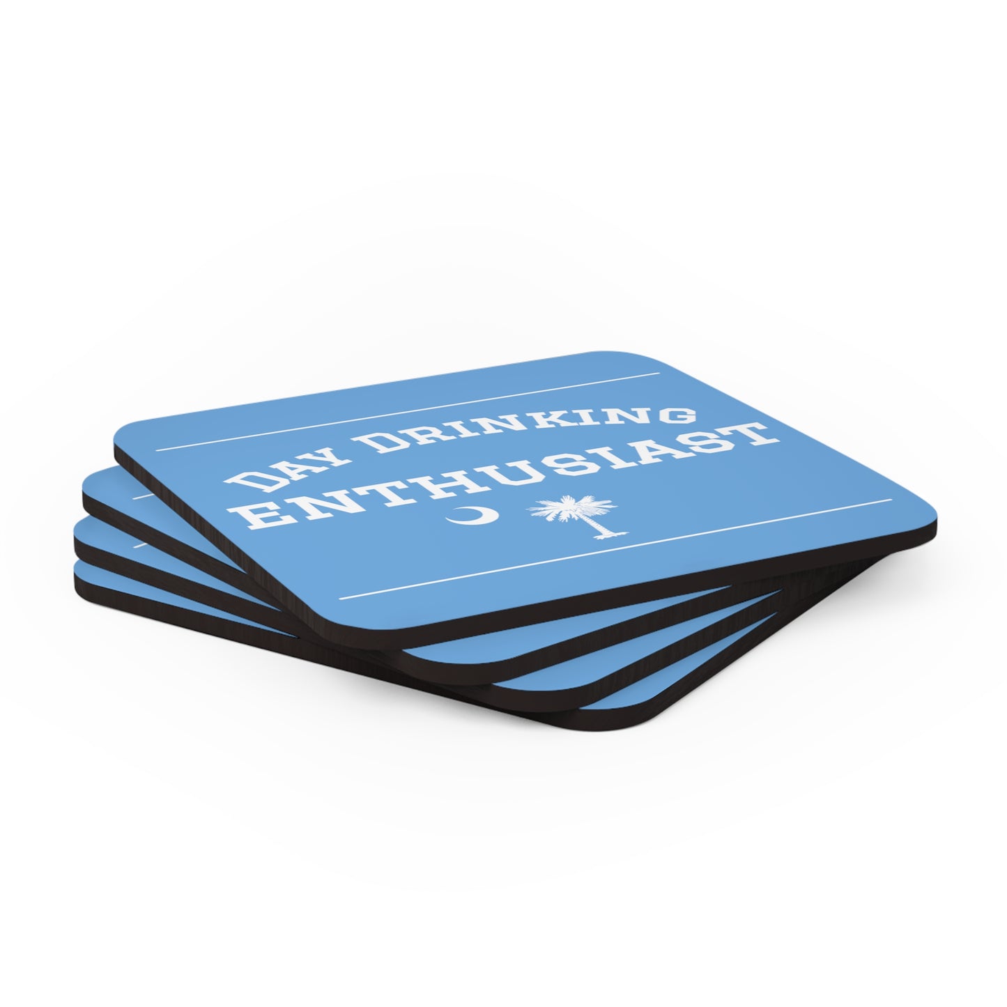 Blue Sky & White Day Drinking Enthusiast Coaster Set