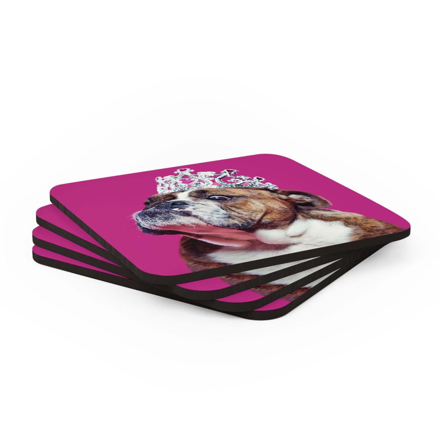 Princess Bulldog Coaster Set