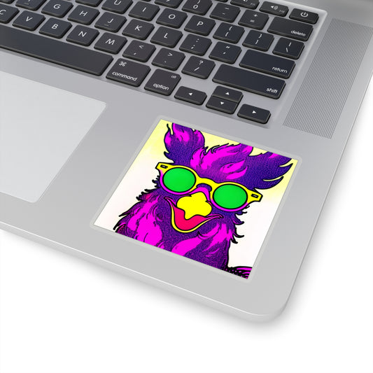 Wild Cocks Neon Gamecock Sticker