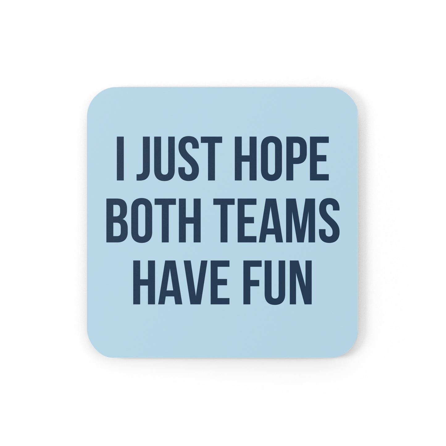 Blue Both Teams Coaster Set