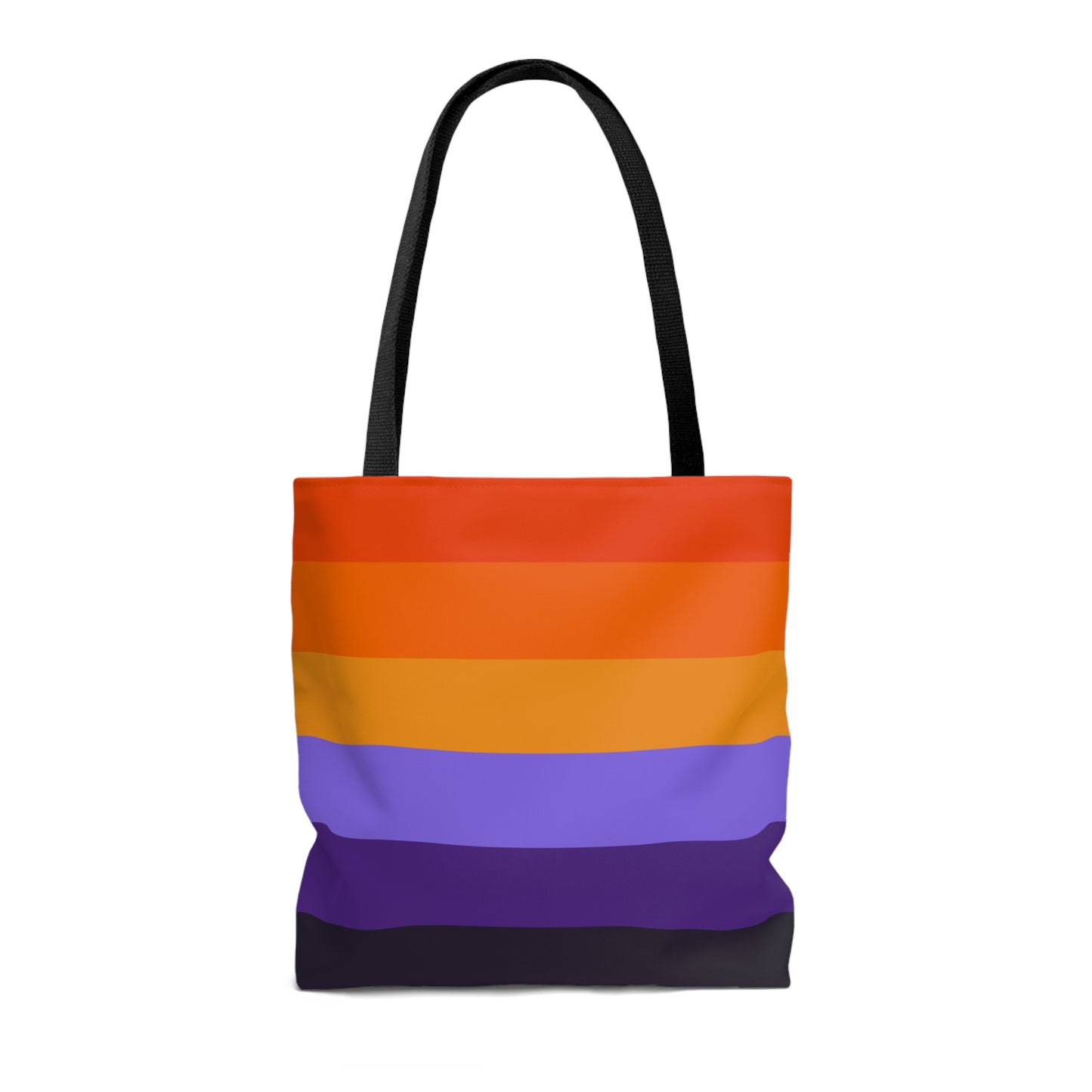 Orange & Purple Day Drinking Enthusiast Canvas Tote Bag