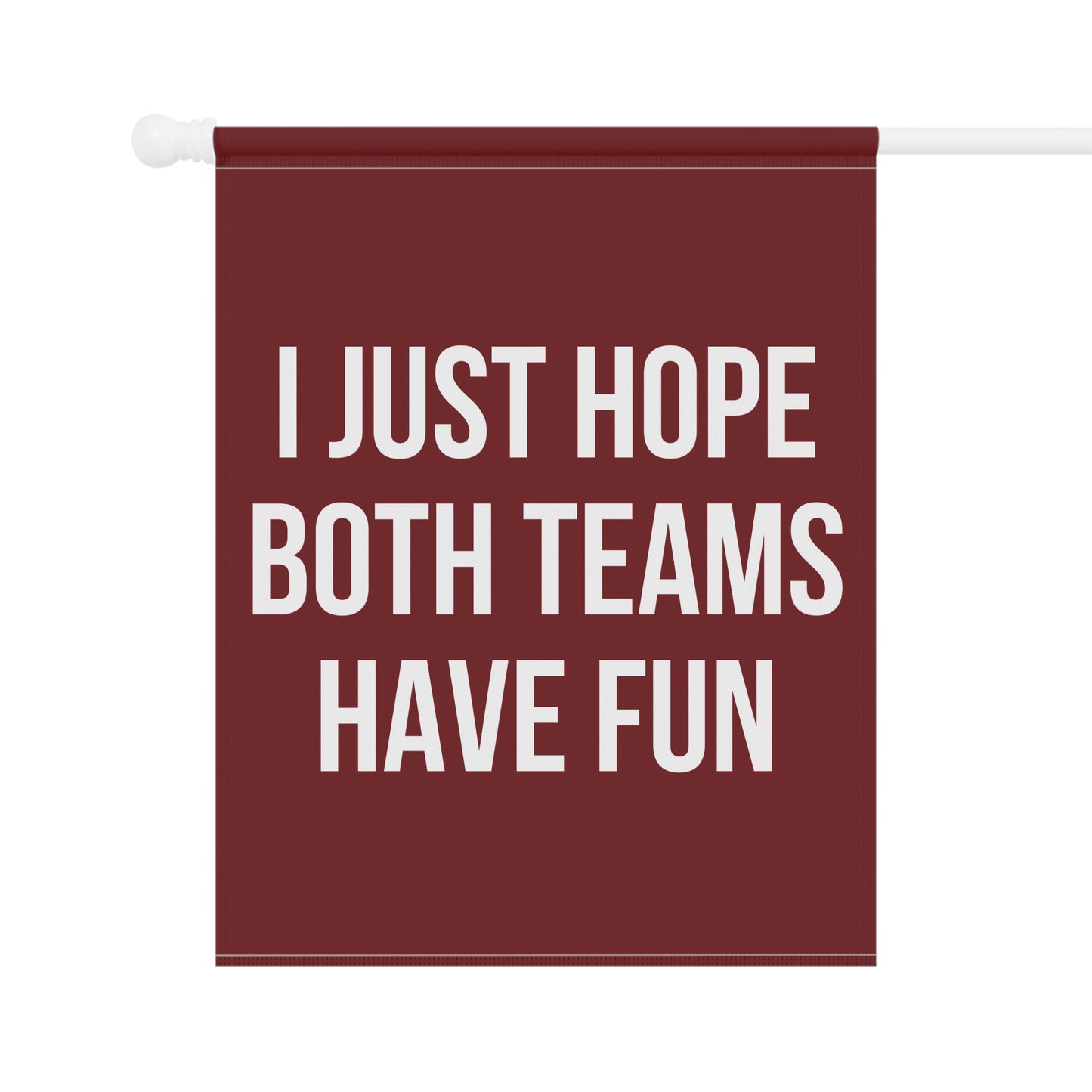 Garnet Both Teams Garden & House Banner