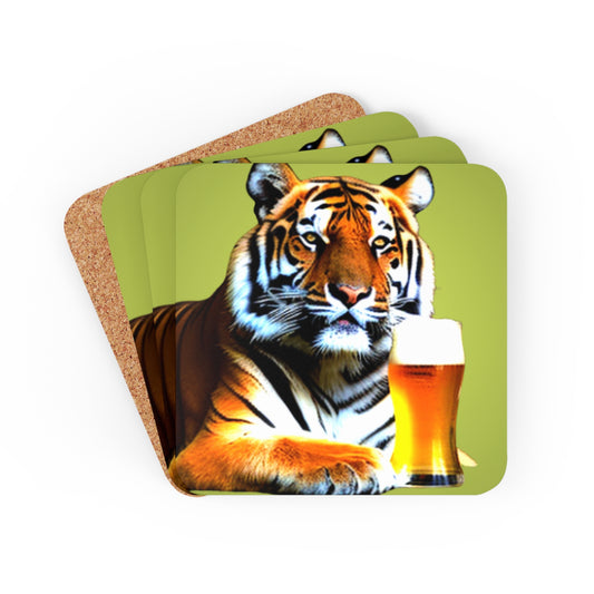 Thirsty Tiger Coaster Set