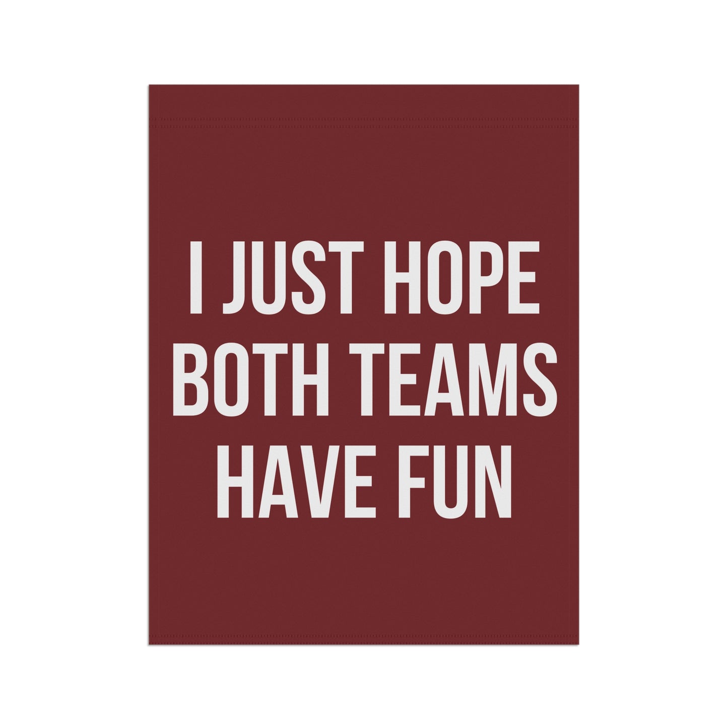 Garnet Both Teams Garden & House Banner