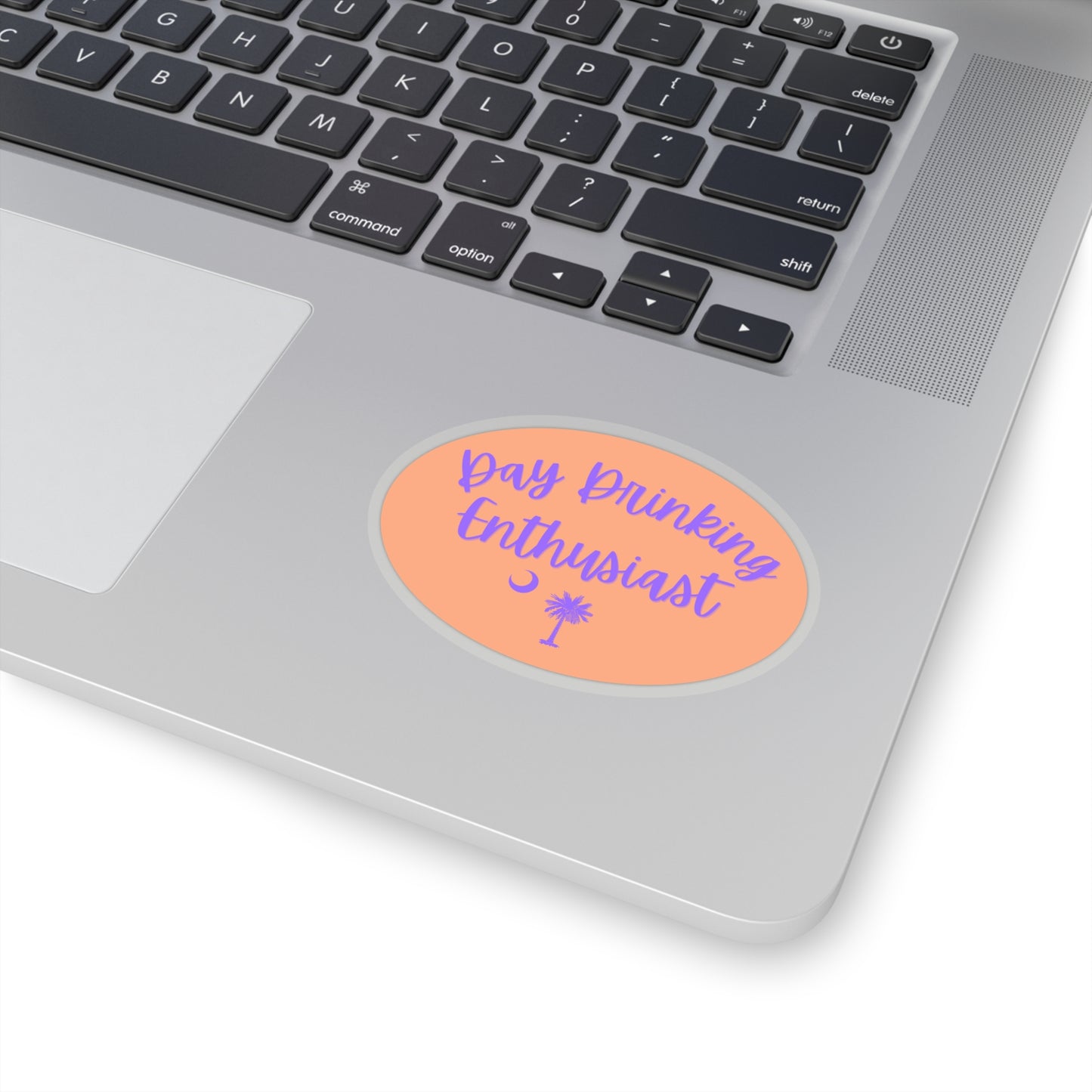 Orange Sherbet & Lavender Day Drinking Enthusiast Sticker