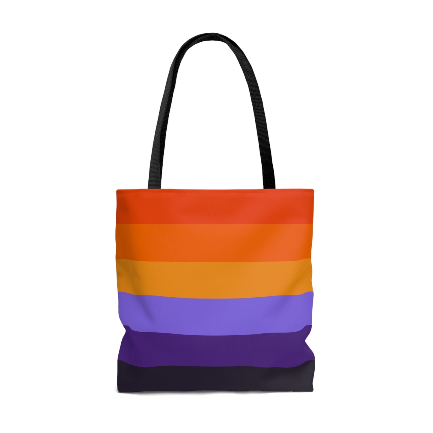 Orange & Purple Day Drinking Enthusiast Canvas Tote Bag