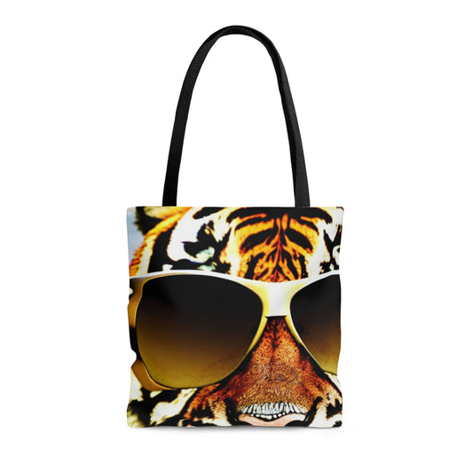 Gold Tiger Sunnies Canvas Tote Bag