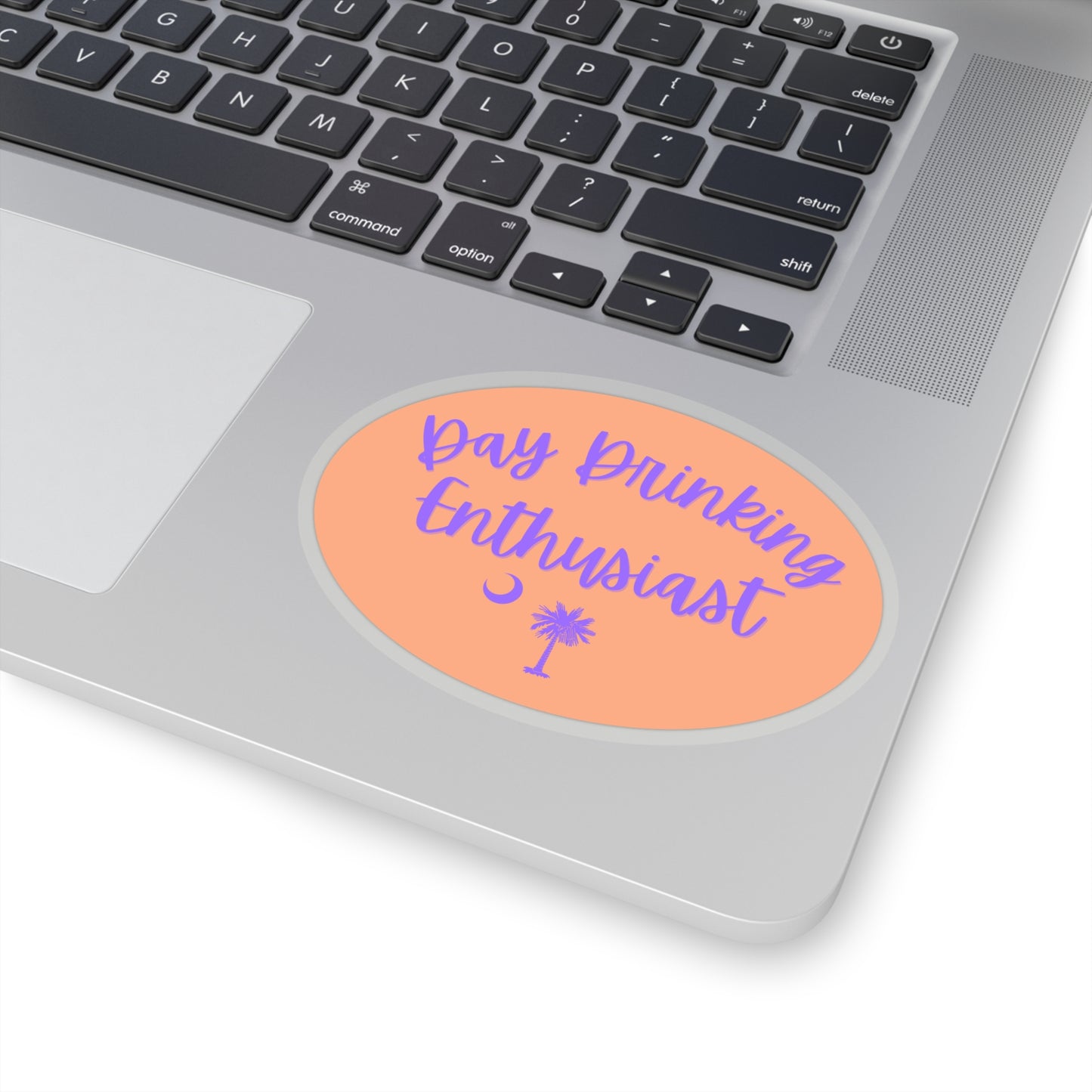 Orange Sherbet & Lavender Day Drinking Enthusiast Sticker