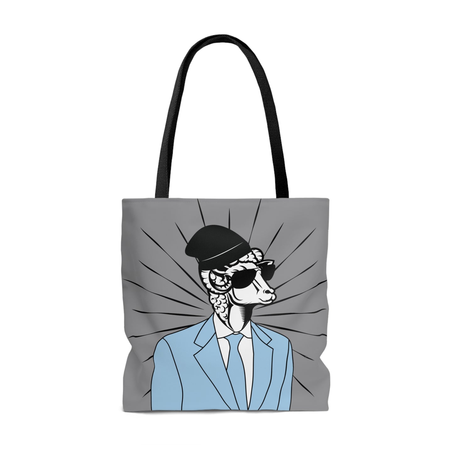 Hipster Ram Canvas Tote Bag