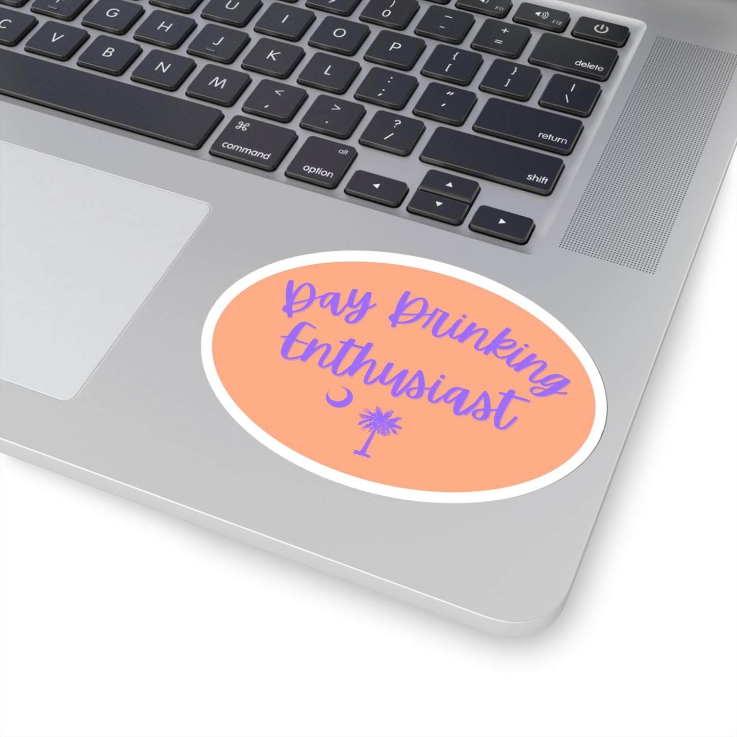 Orange Sherbet & Lavender Day Drinking Enthusiast Sticker