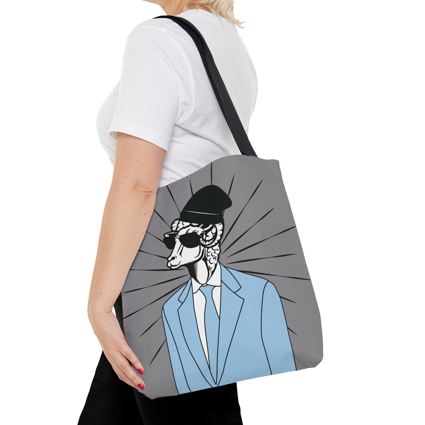 Hipster Ram Canvas Tote Bag
