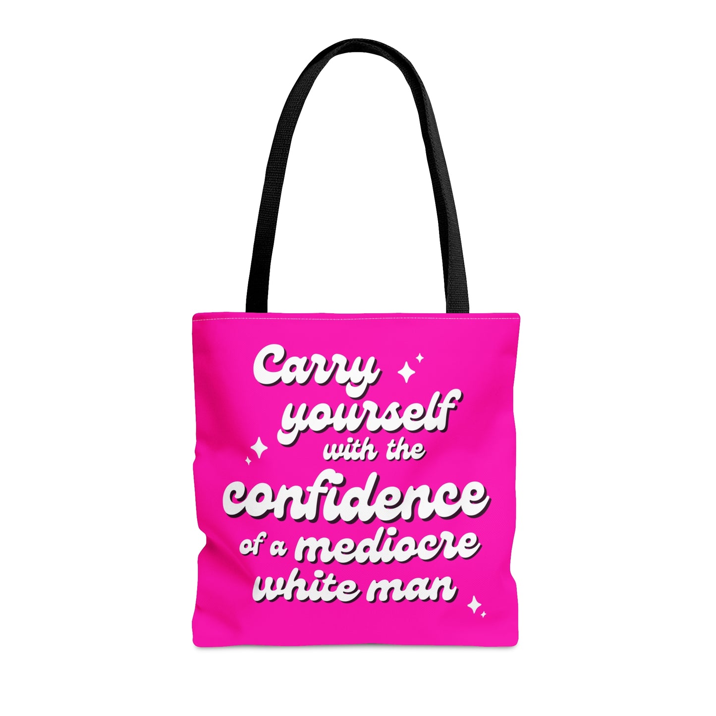 Hot Pink Confidence Barbiecore Tote Bag