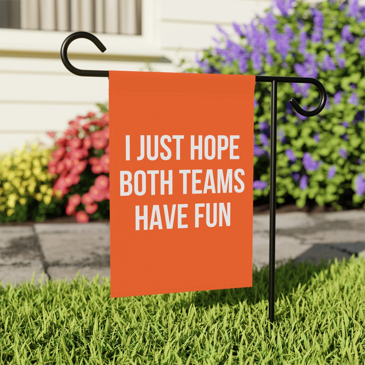 Orange Both Teams Garden & House Banner