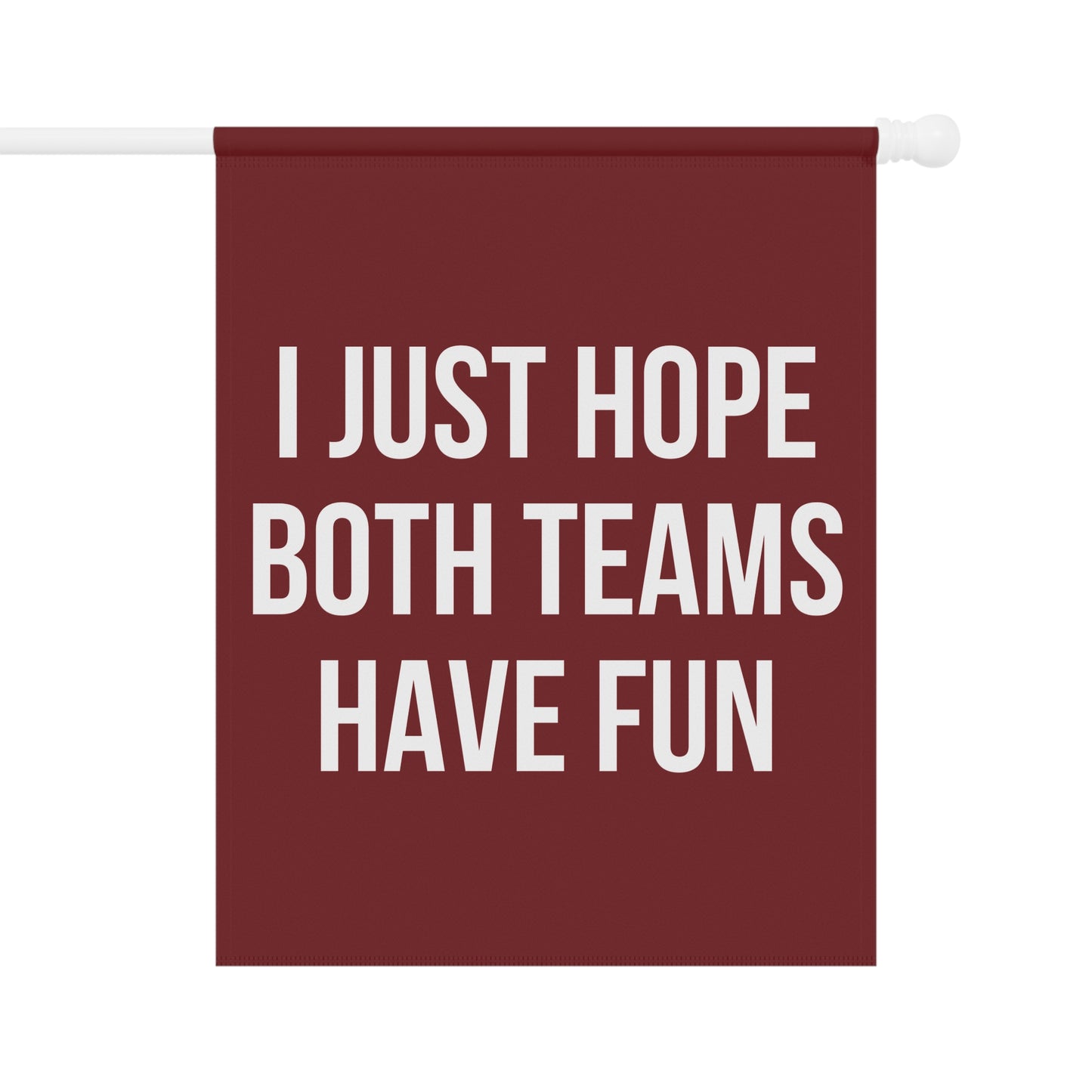 Garnet Both Teams Garden & House Banner
