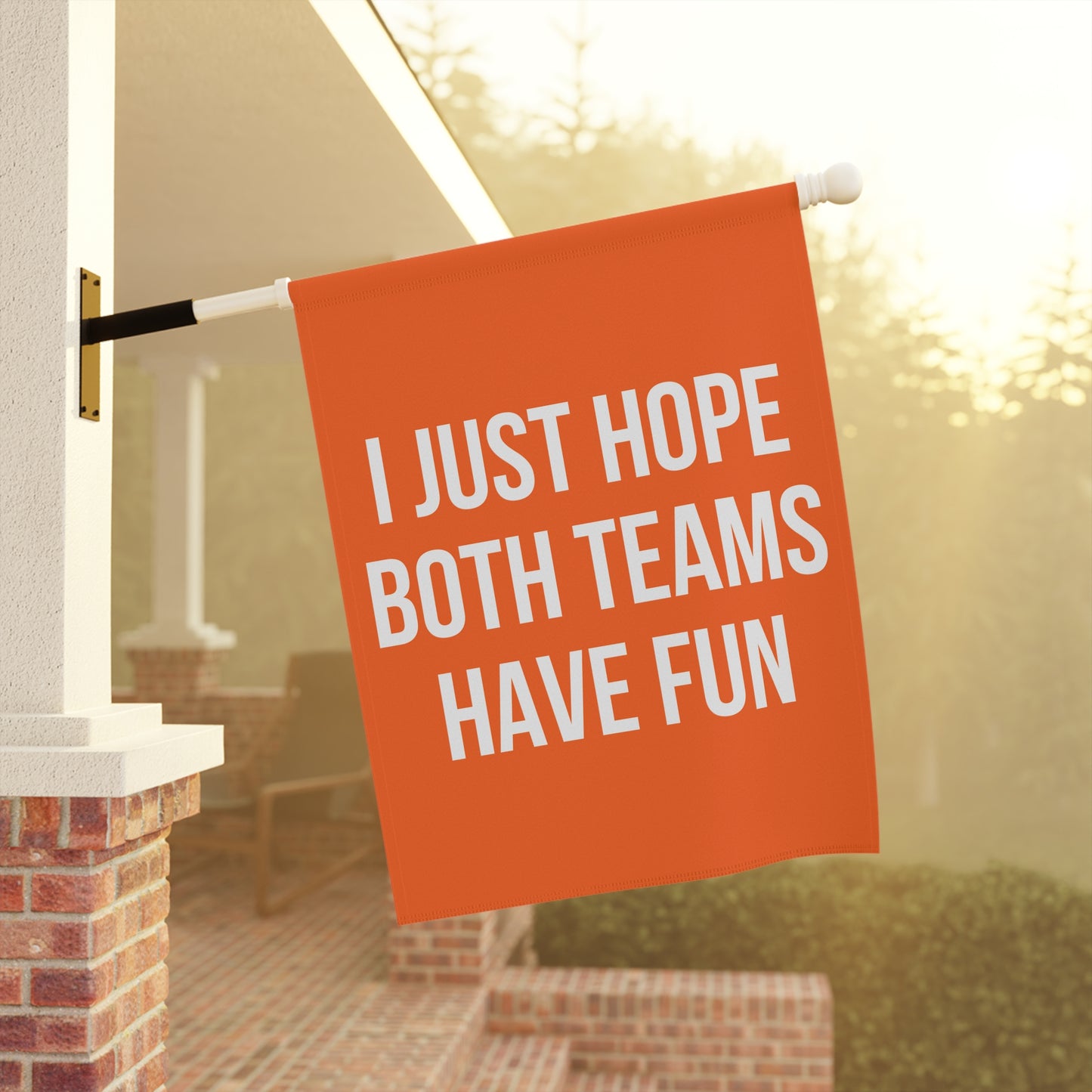 Orange Both Teams Garden & House Banner