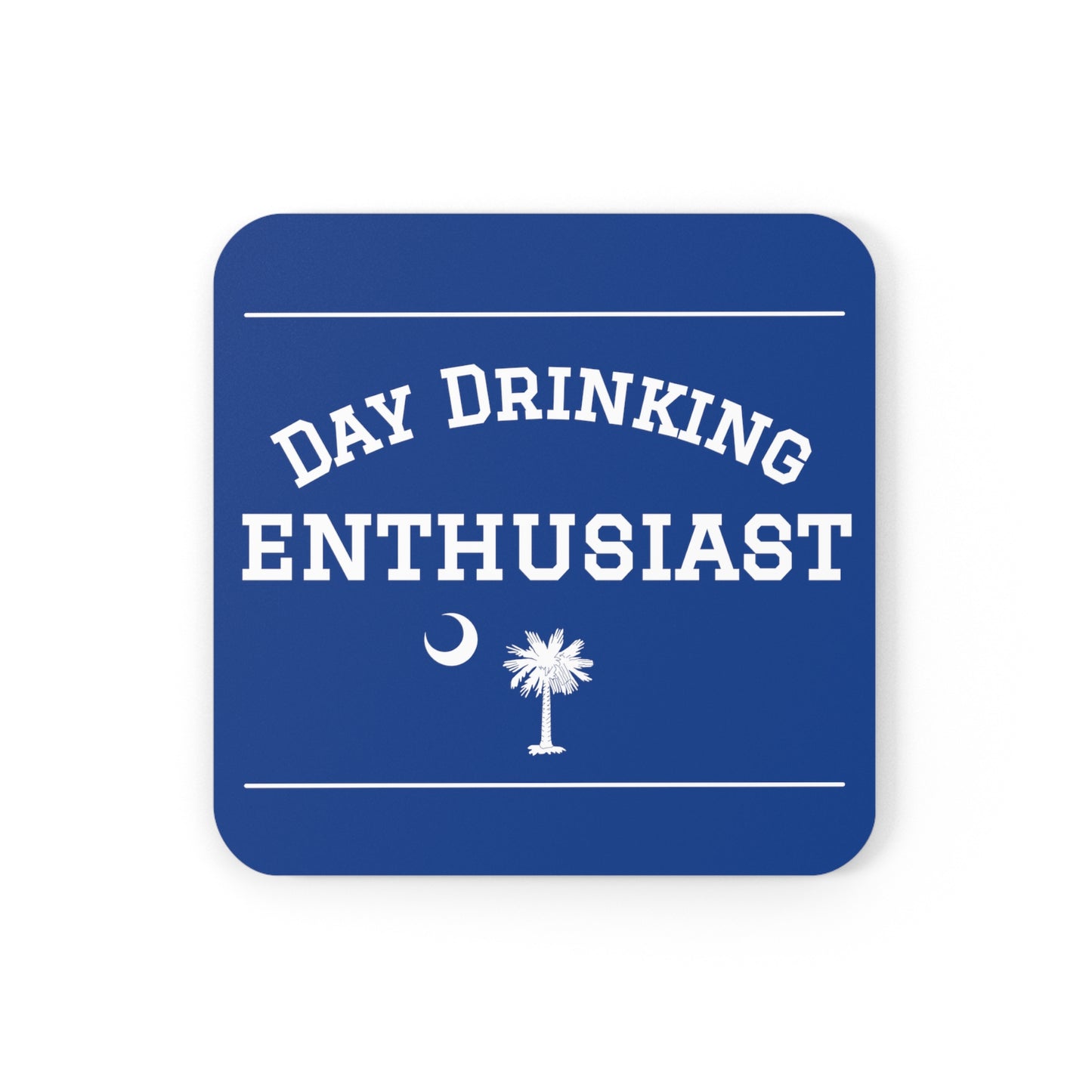 Blue & White Day Drinking Enthusiast Coaster Set