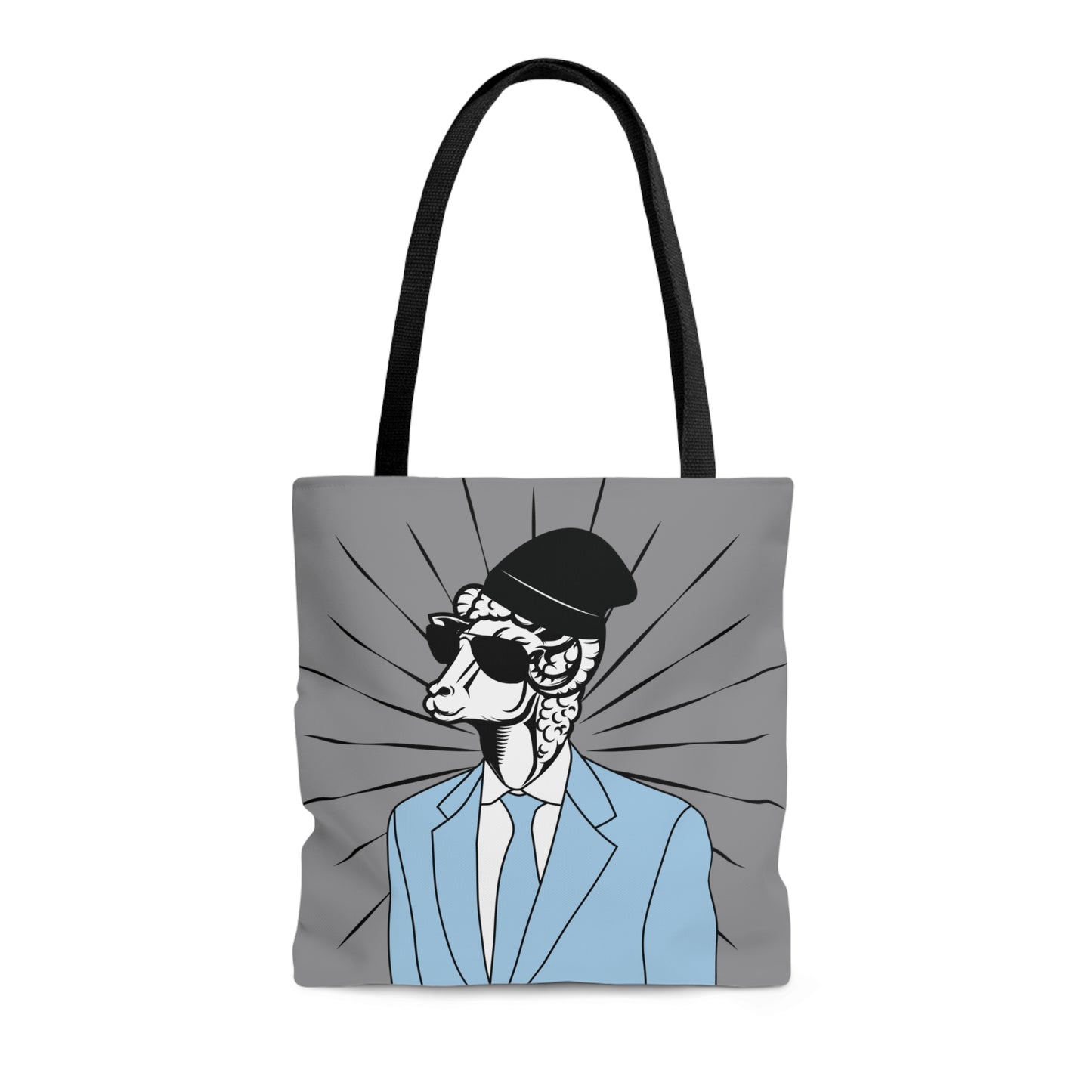 Hipster Ram Canvas Tote Bag