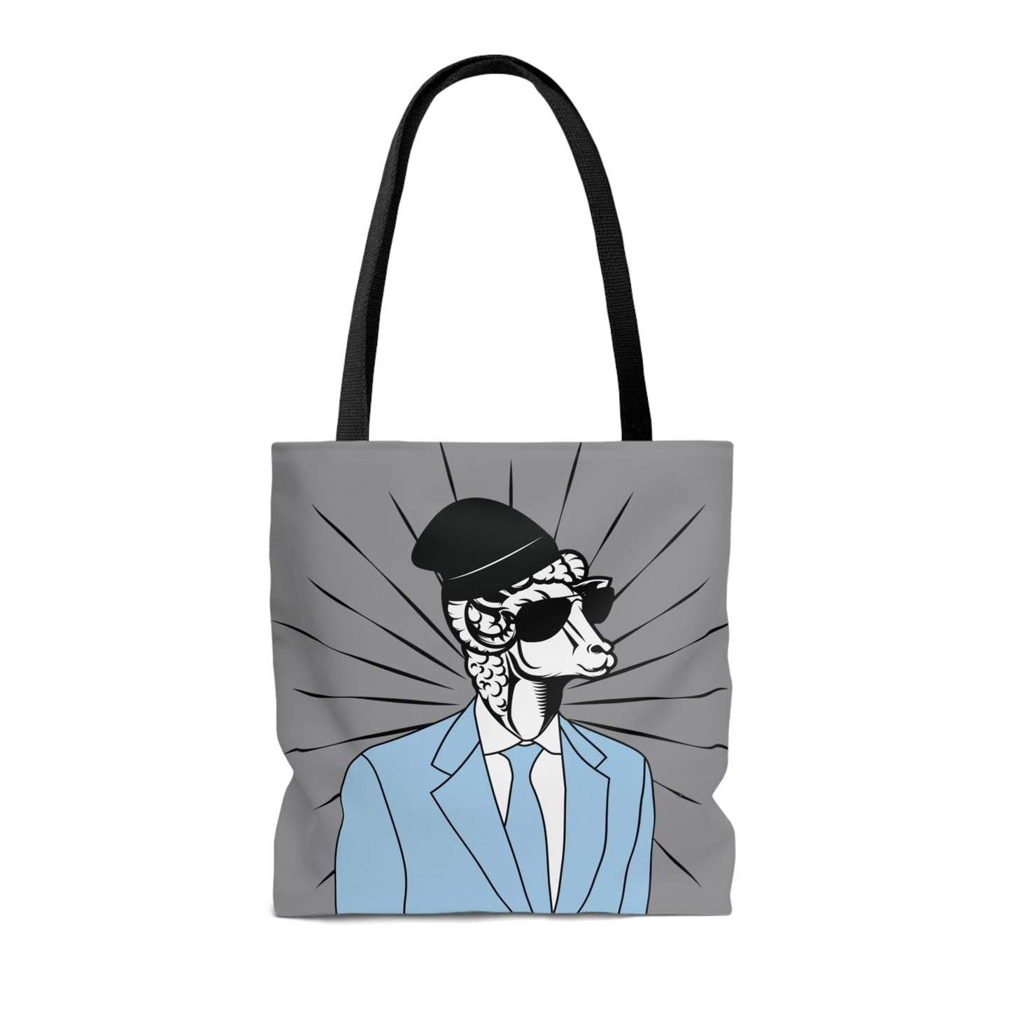Hipster Ram Canvas Tote Bag