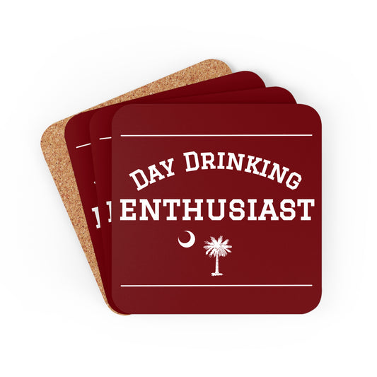 Garnet Day Drinking Enthusiast Coaster Set