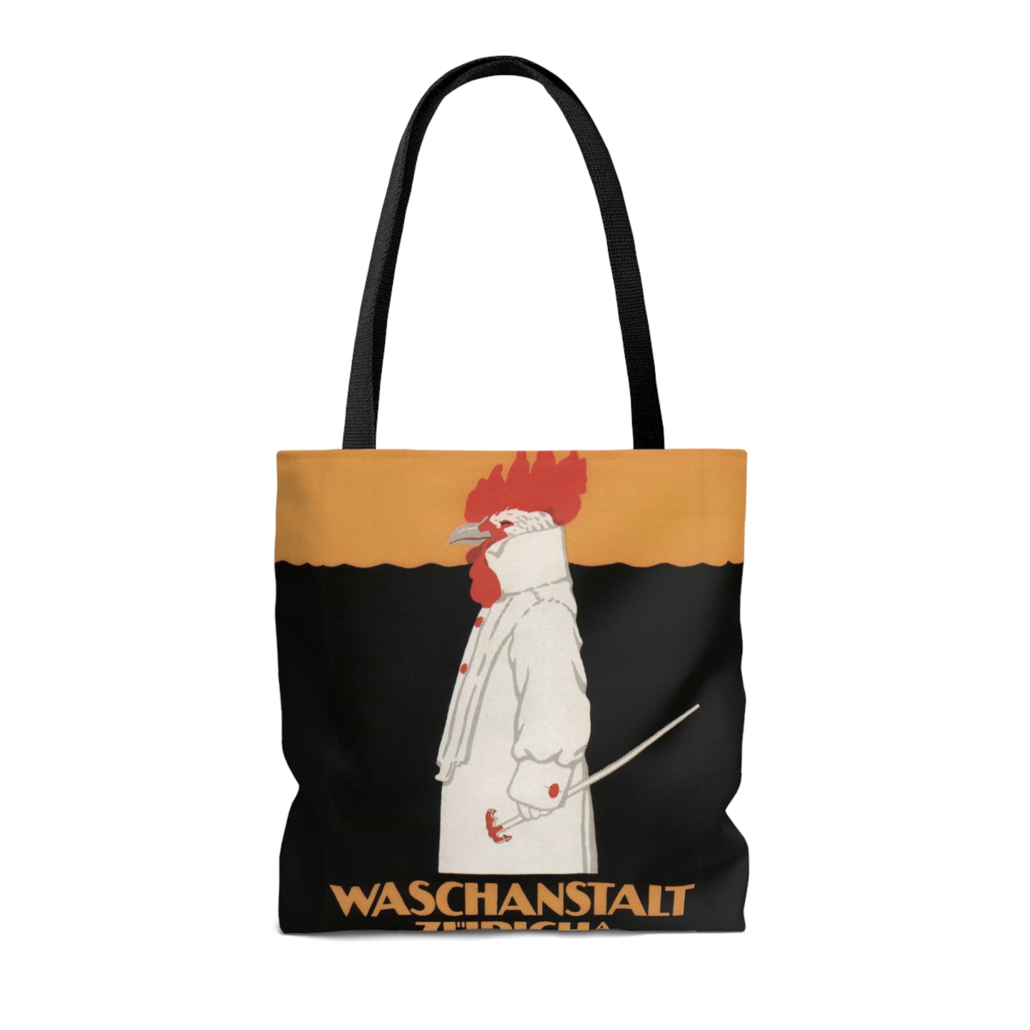 Rooster Vintage Poster Canvas Tote Bag