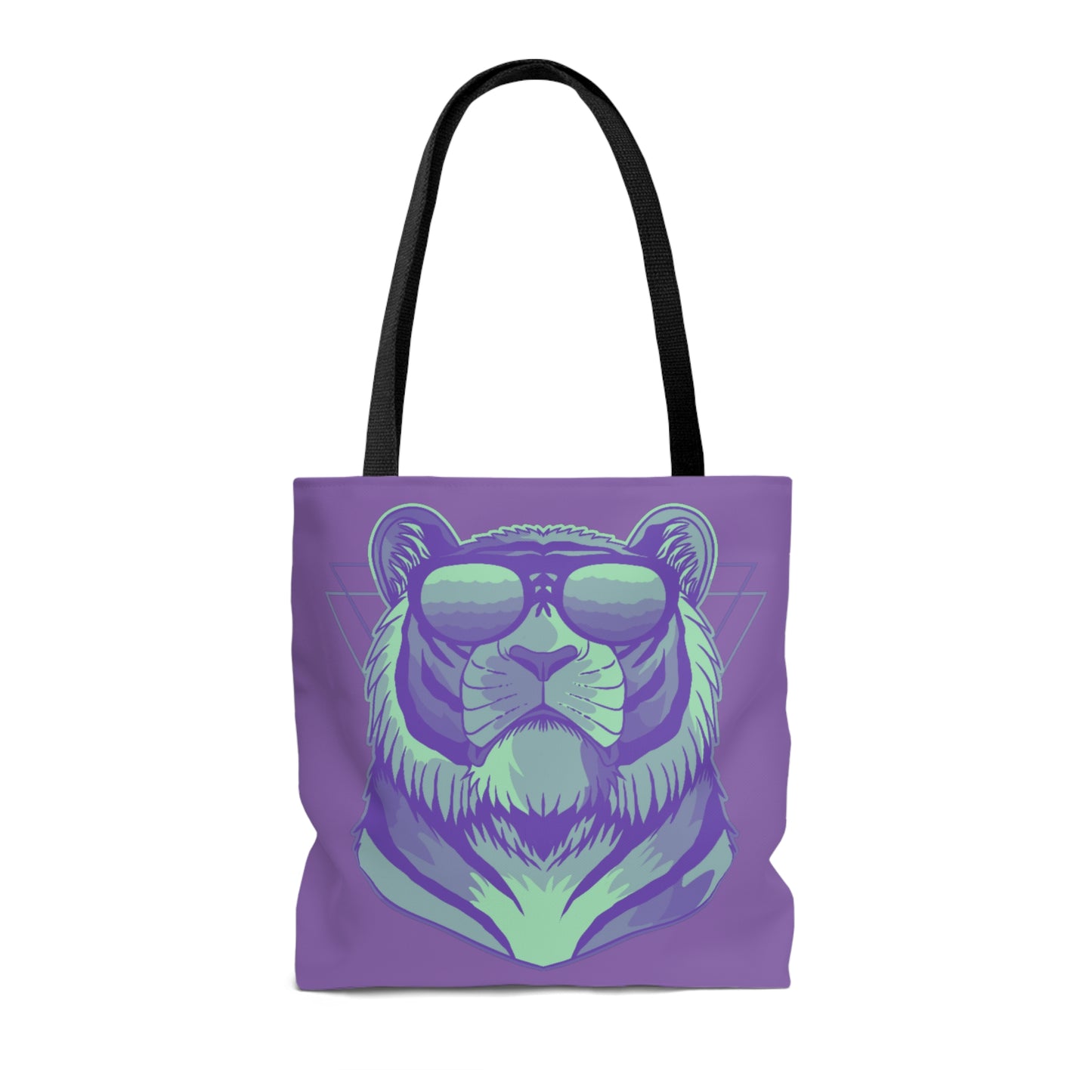 Lavender Mint Tiger Sunnies Canvas Tote Bag