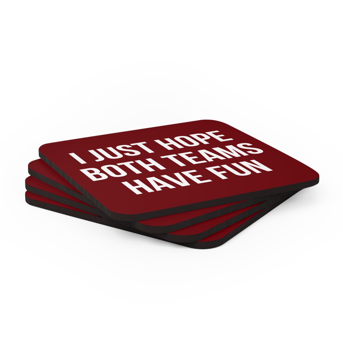 Garnet Both Teams Coaster Set