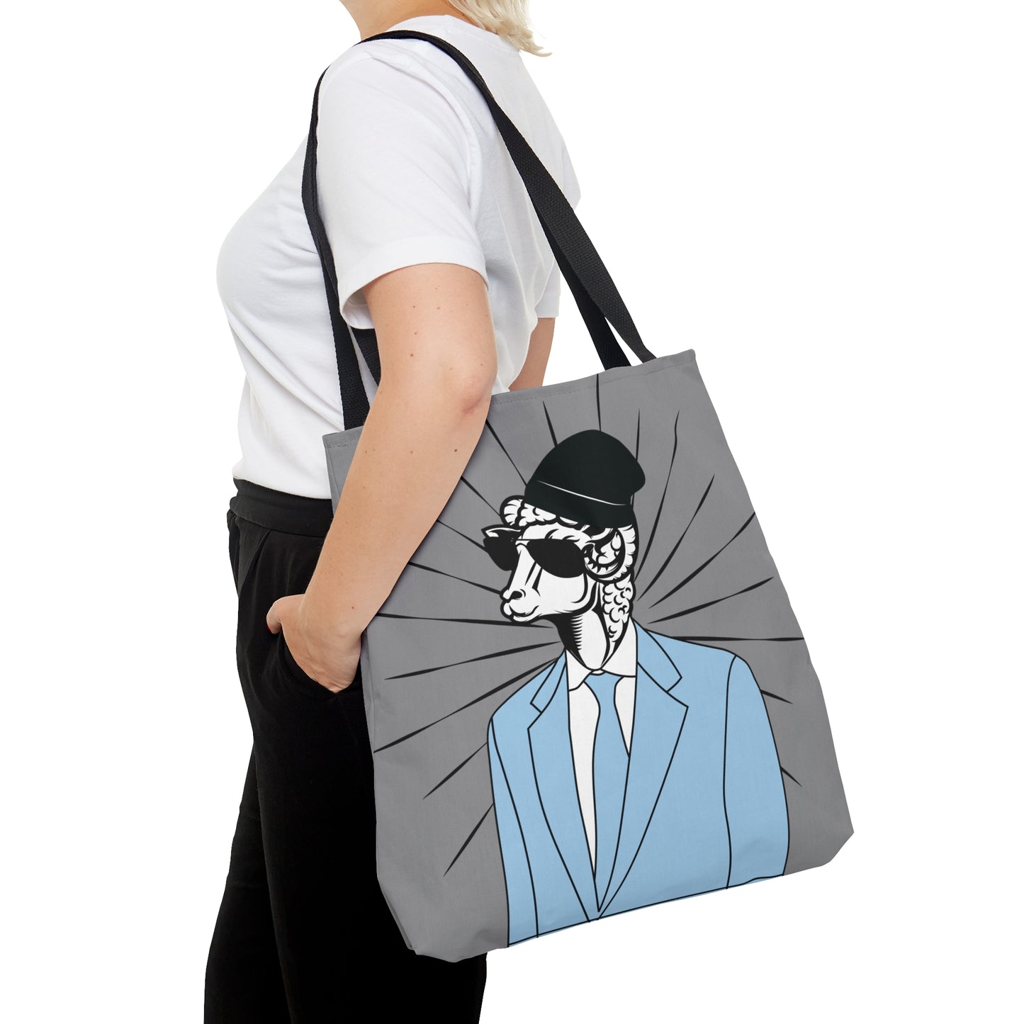 Hipster Ram Canvas Tote Bag