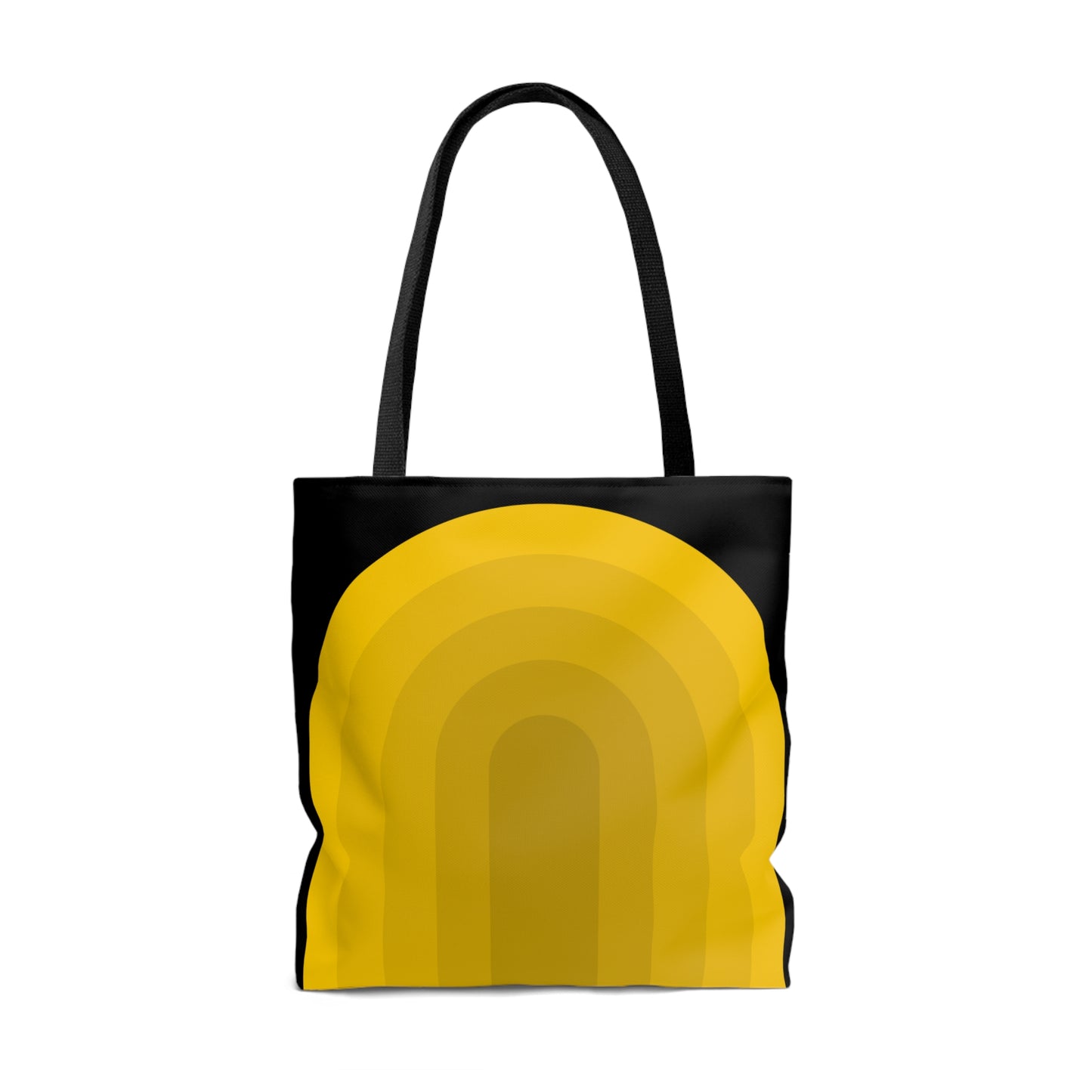 Yellow & Gold Gradient Rainbow Canvas Tote Bag
