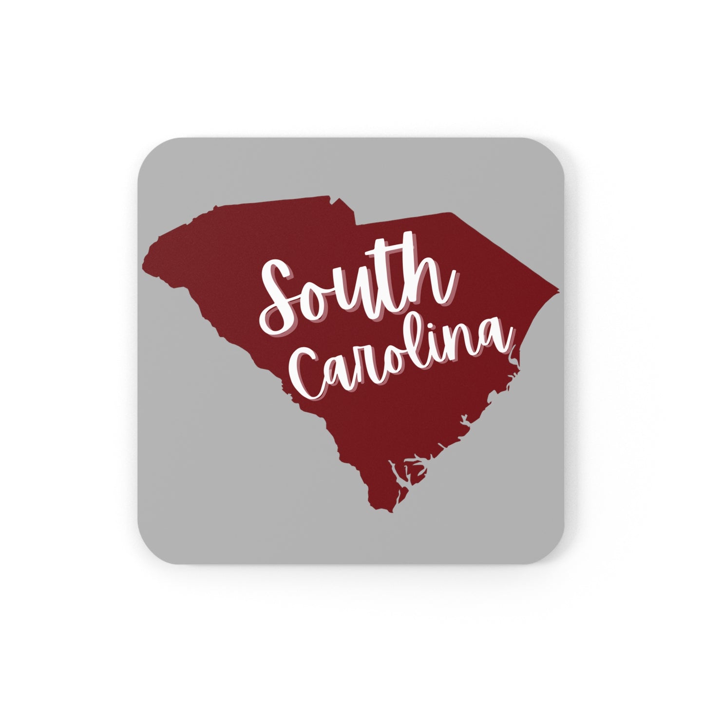 Garnet & Gray South Carolina Coaster Set