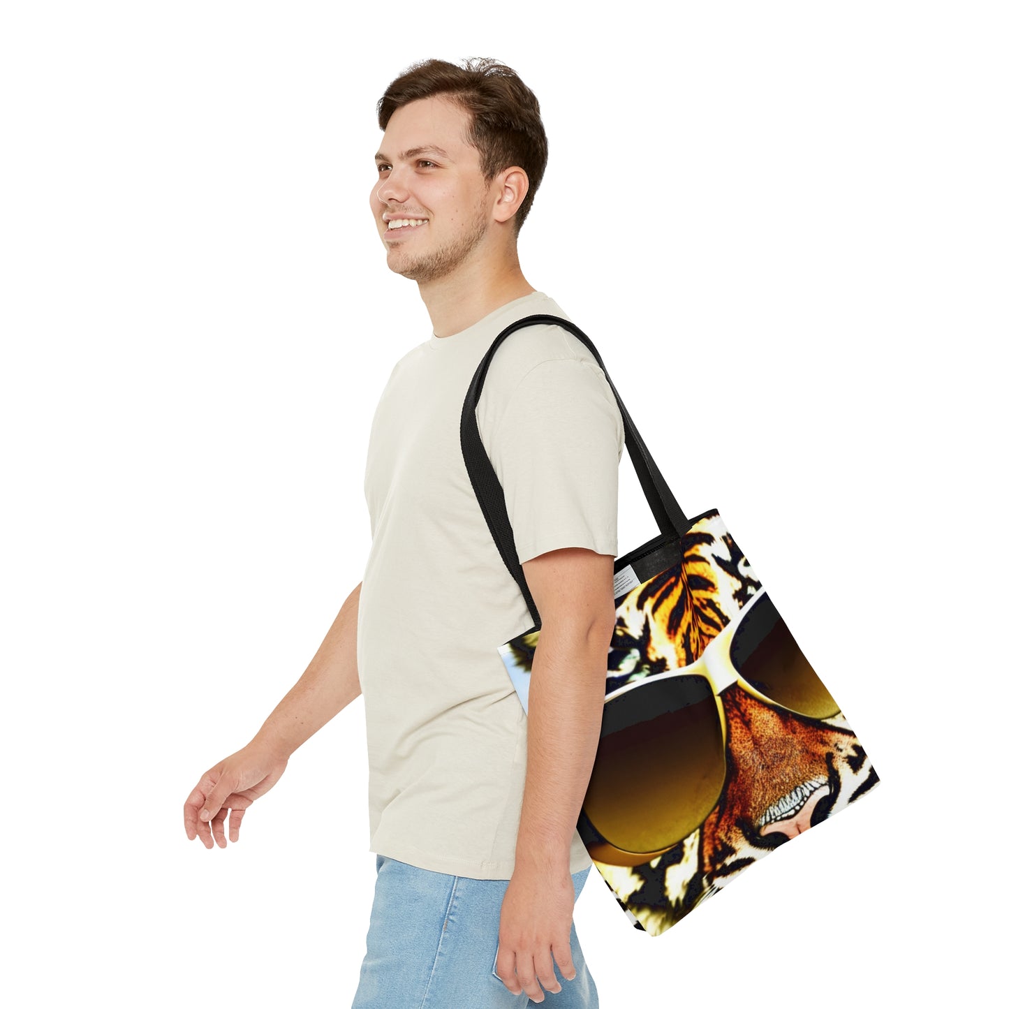 Gold Tiger Sunnies Canvas Tote Bag