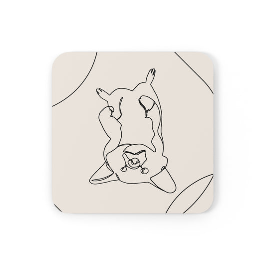 Chihuahua Belly Rub Coaster Set