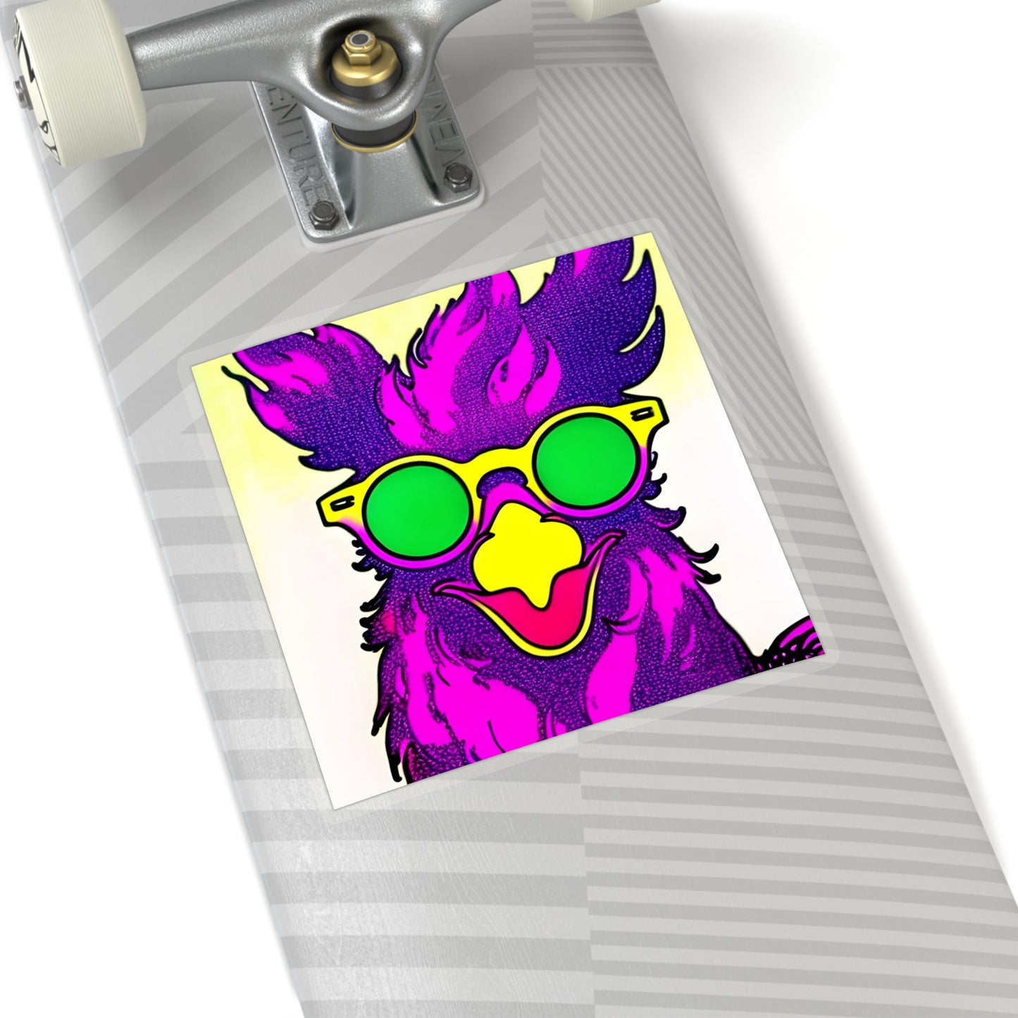 Wild Cocks Neon Gamecock Sticker