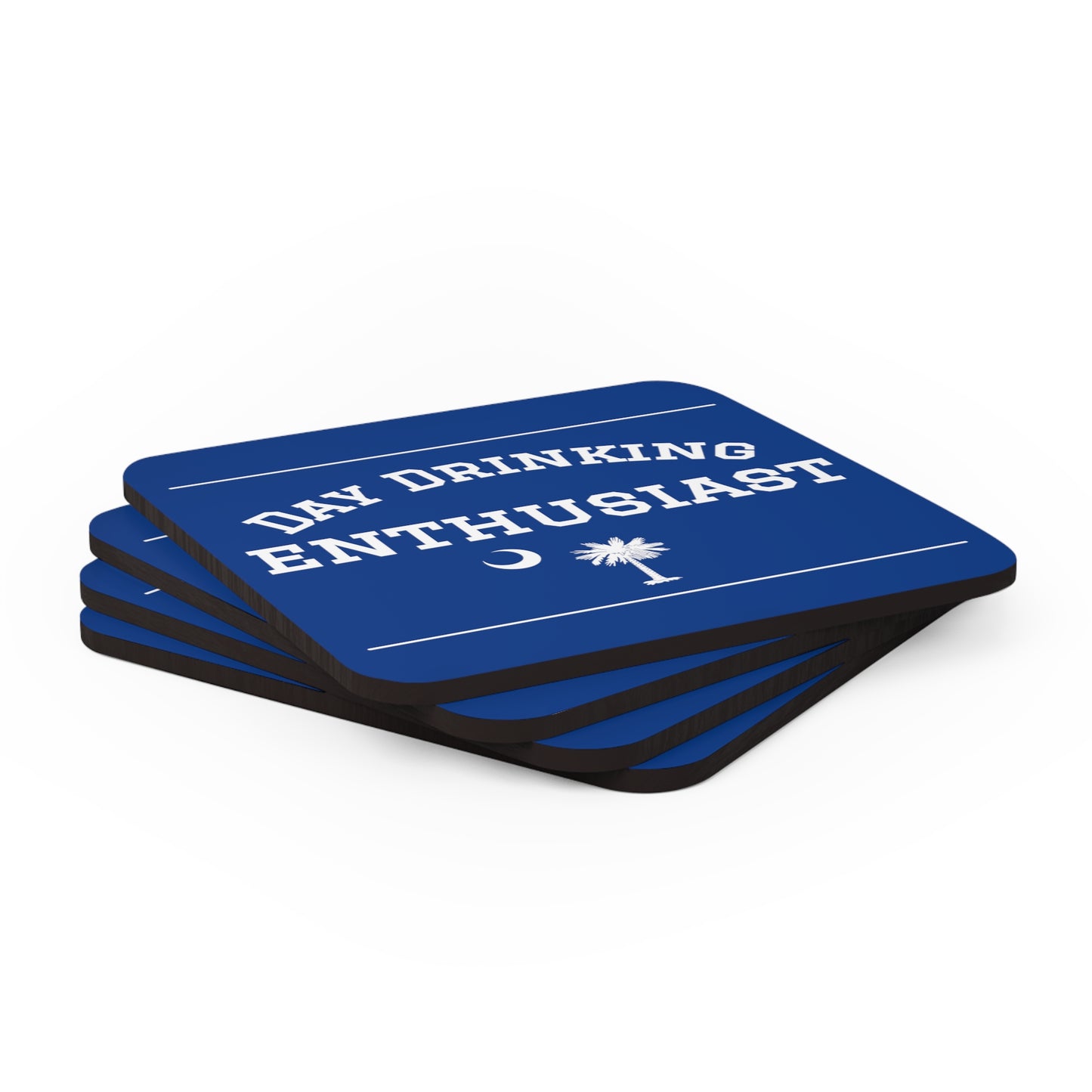 Blue & White Day Drinking Enthusiast Coaster Set