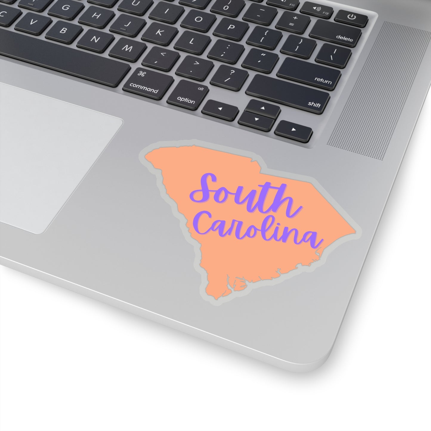 Orange Sherbet & Lavender South Carolina Sticker