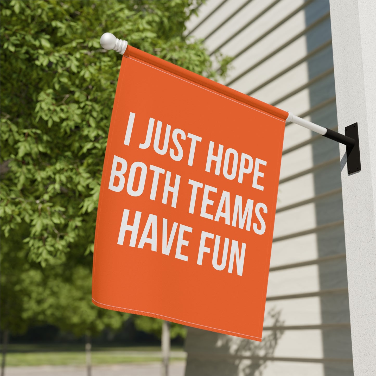 Orange Both Teams Garden & House Banner
