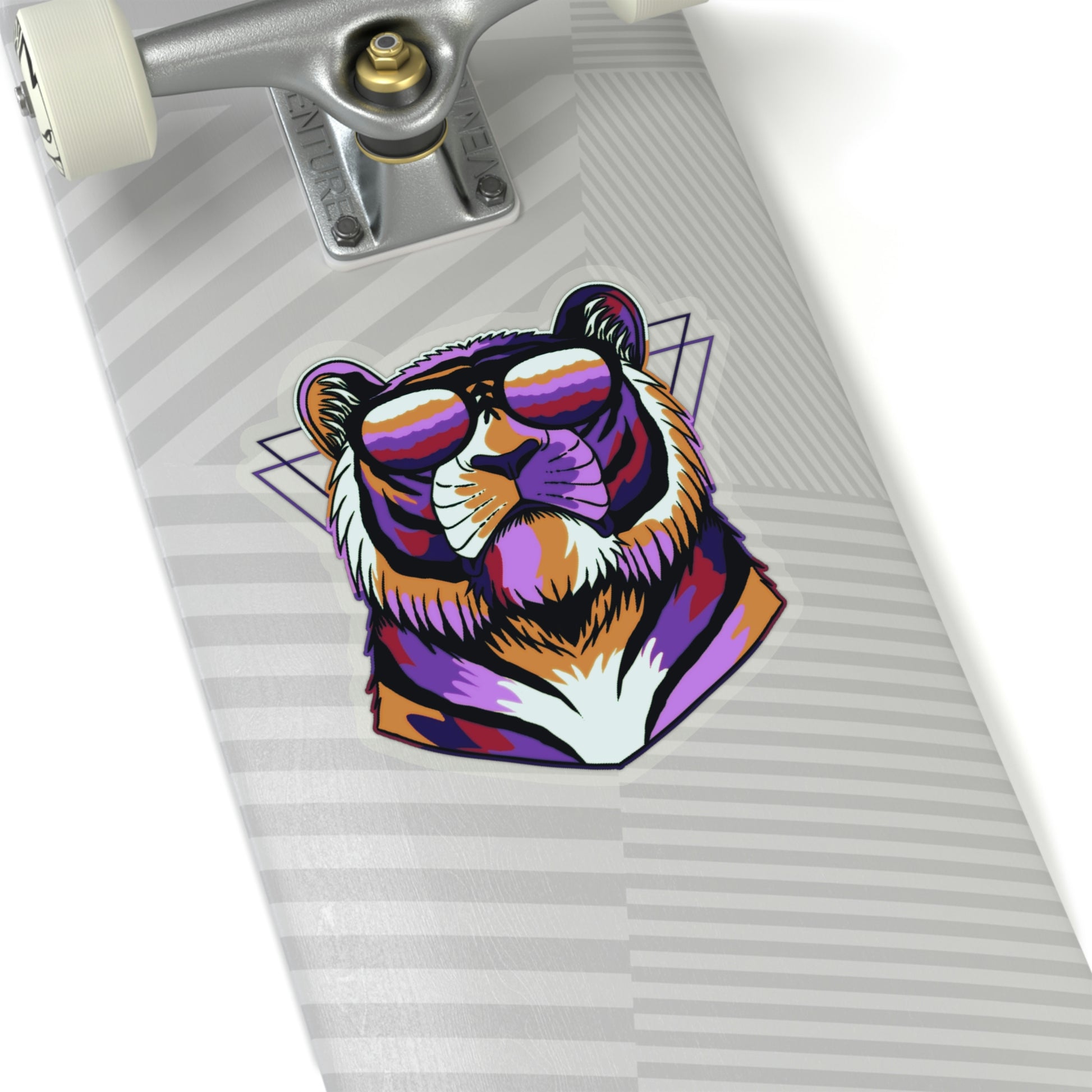 Tundra Tiger Sunnies Kiss-Cut Sticker - BowsAndArtsDesigns